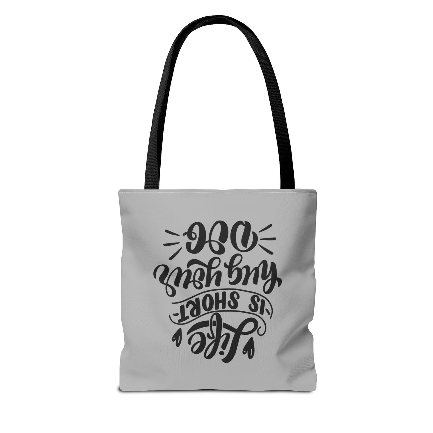 Cute Dog Lover Tote Bag - Life is Short, Hug Your Dog | Pet Owner Gift, Dog Mom Tote, Inspirational Eco-Friendly Bag