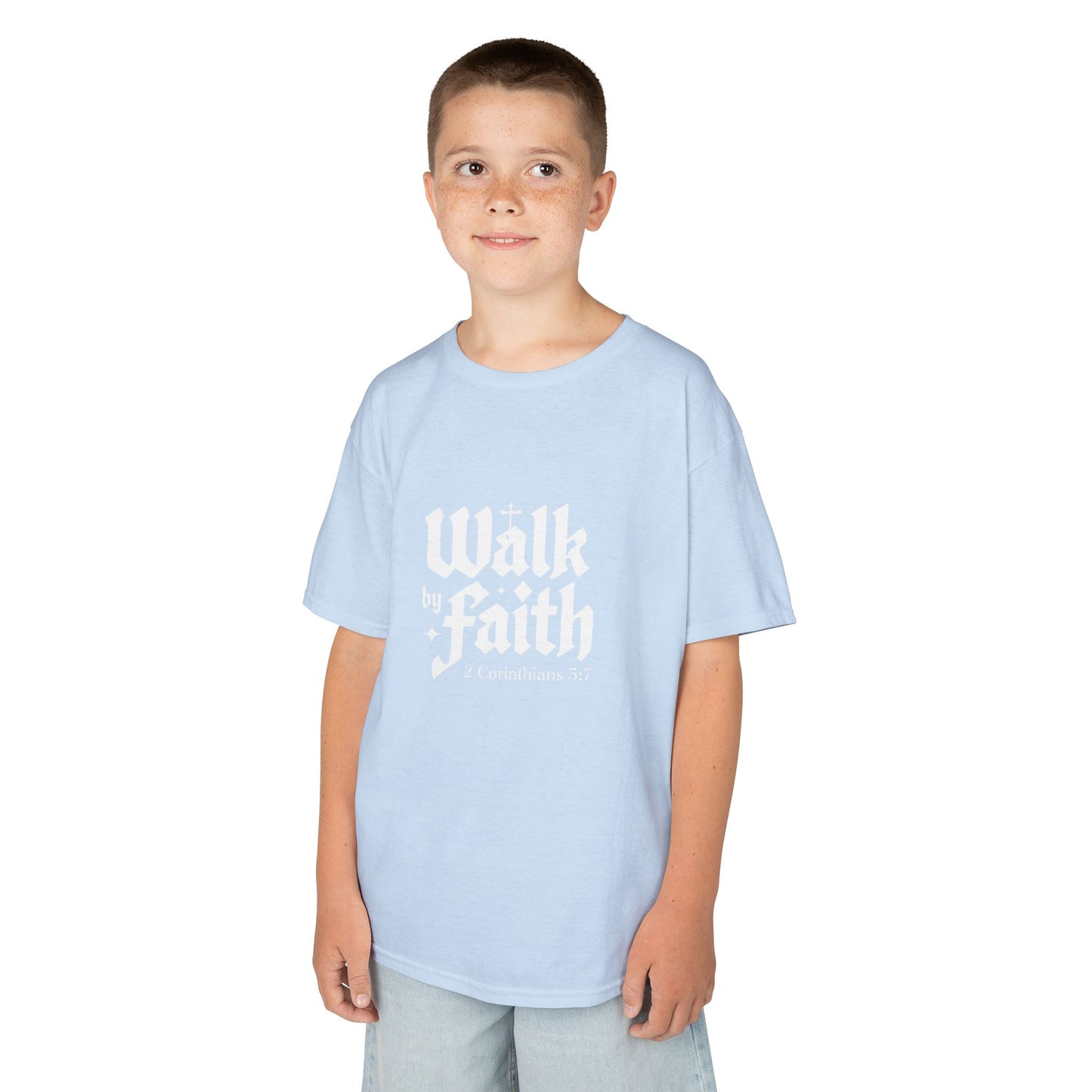 Kids Faith-Inspired Tee, Inspirational Kids Shirt, Religious T-Shirt for Kids, Christian Youth Apparel, Biblical Quote Tee