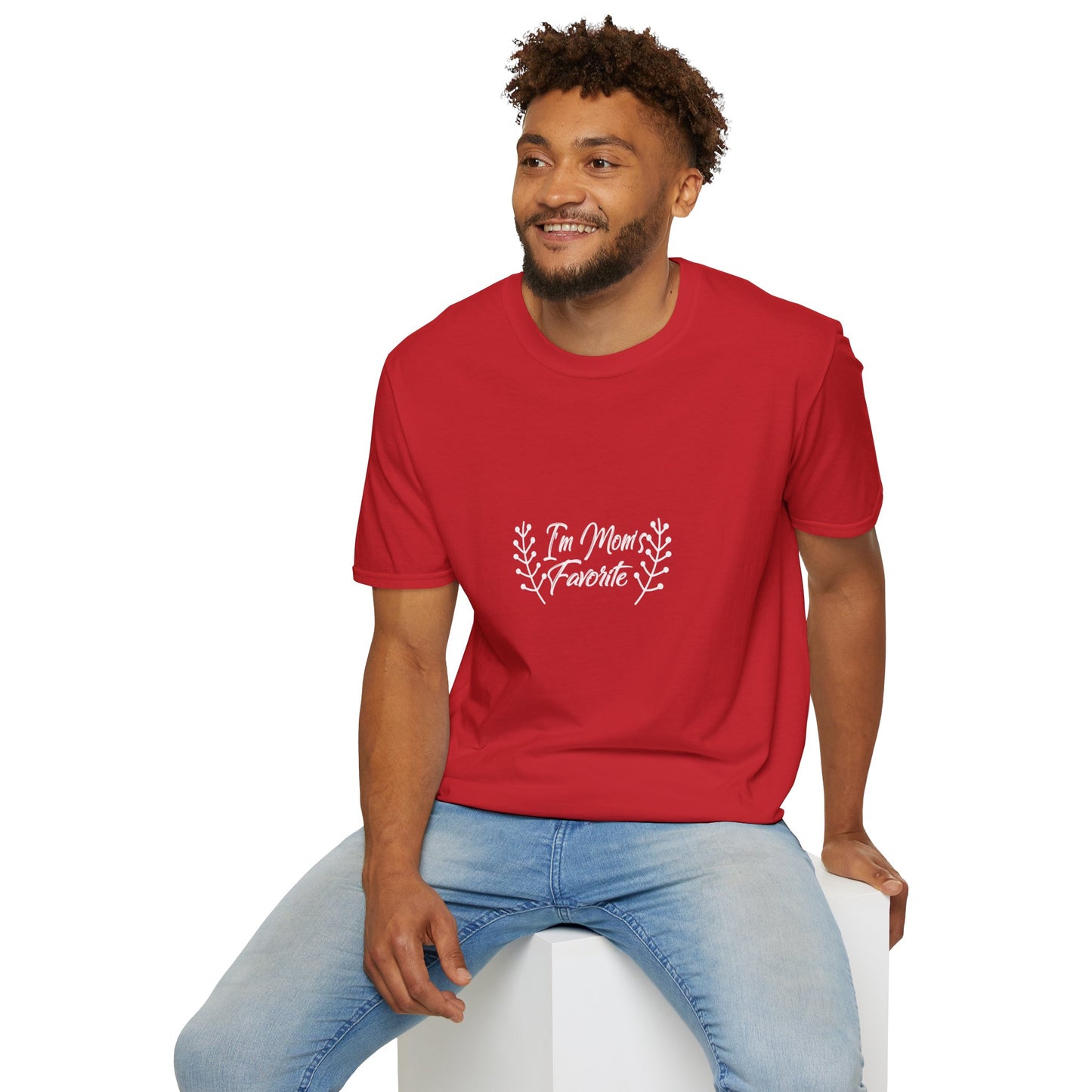 I'm Mom's Favorite T-Shirt, Unisex Tee, Gift for Moms, Casual Wear, Family Reunion, Birthday Gift, Funny Mom Shirt