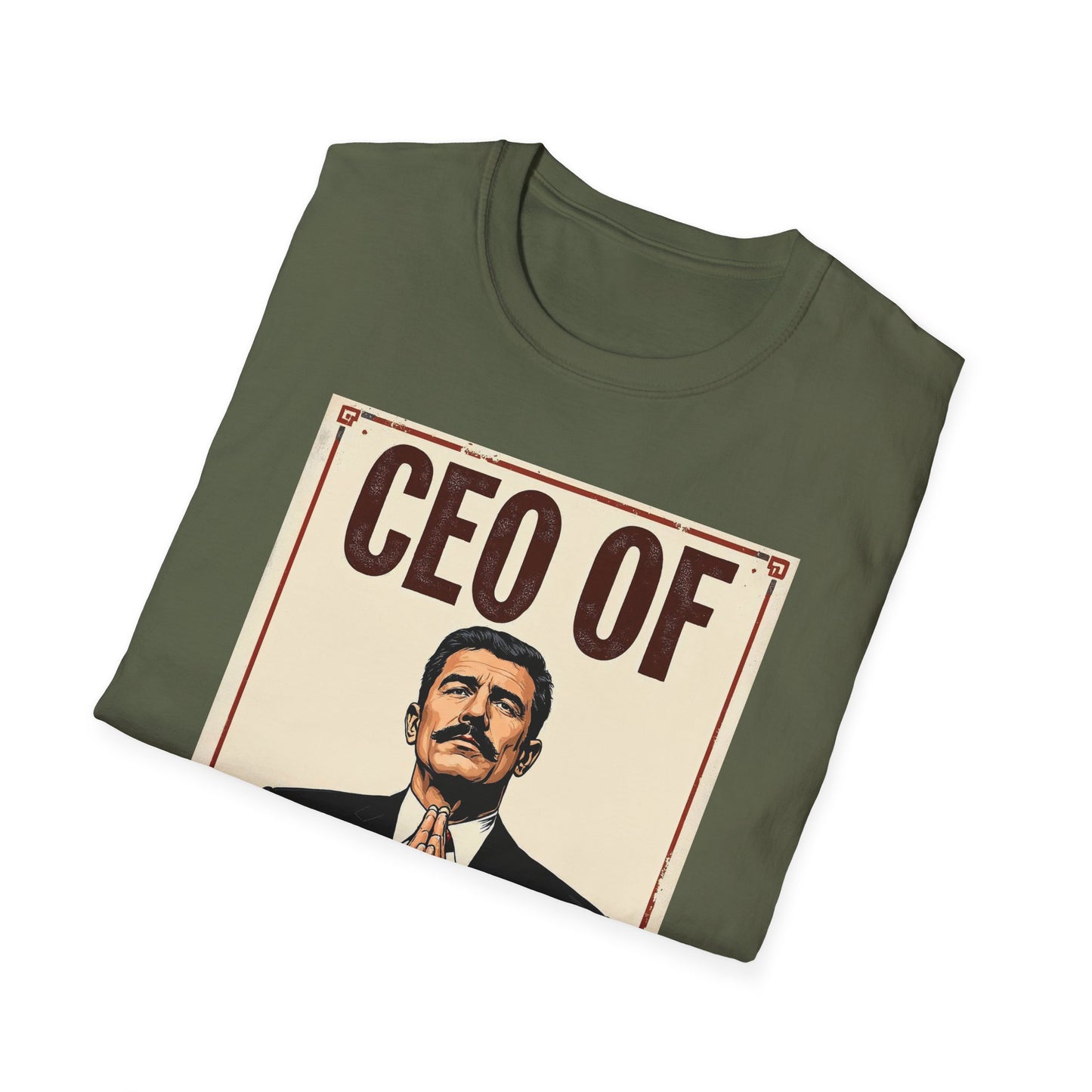 CEO of Amen Corner Unisex T-Shirt, Funny Gift for Men, Graphic Tee, Casual Wear, Unique Humor Shirt