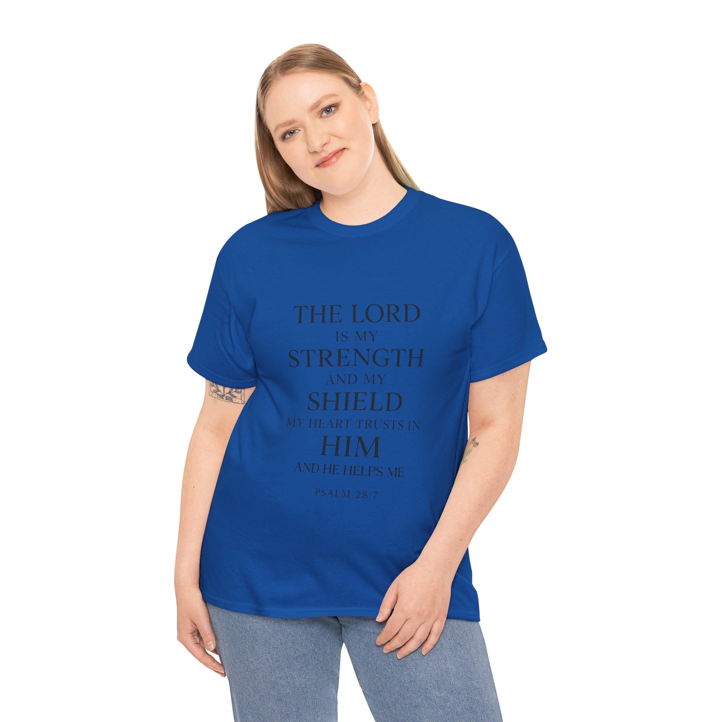 Inspirational Christian Unisex Heavy Cotton Tee | Faith Shirt, Bible Verse Tee, Spiritual Apparel, Everyday Wear, Gift for Believers