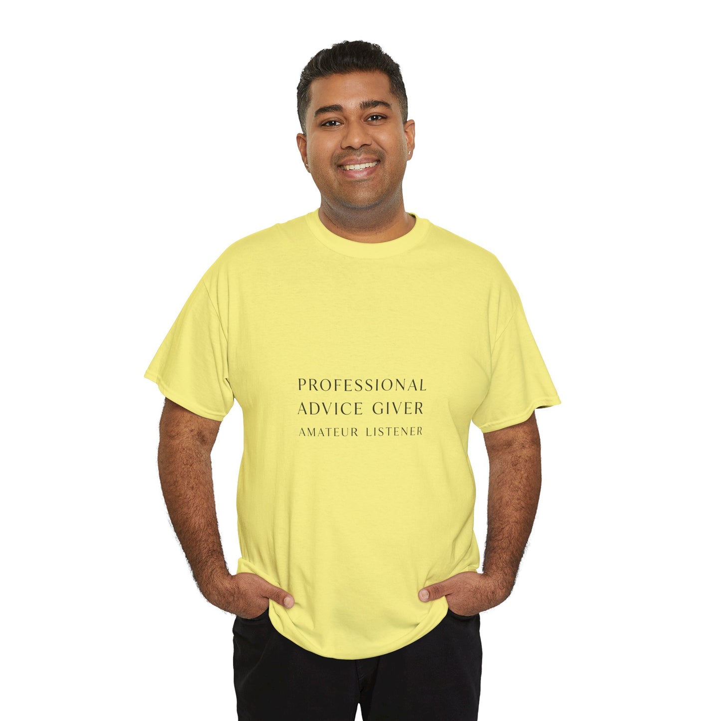 Professional Advice Giver Unisex Heavy Cotton Tee, Gift for Best Friend, Casual Wear, Advice Giver Shirt, Funny Tee, Unique Gift