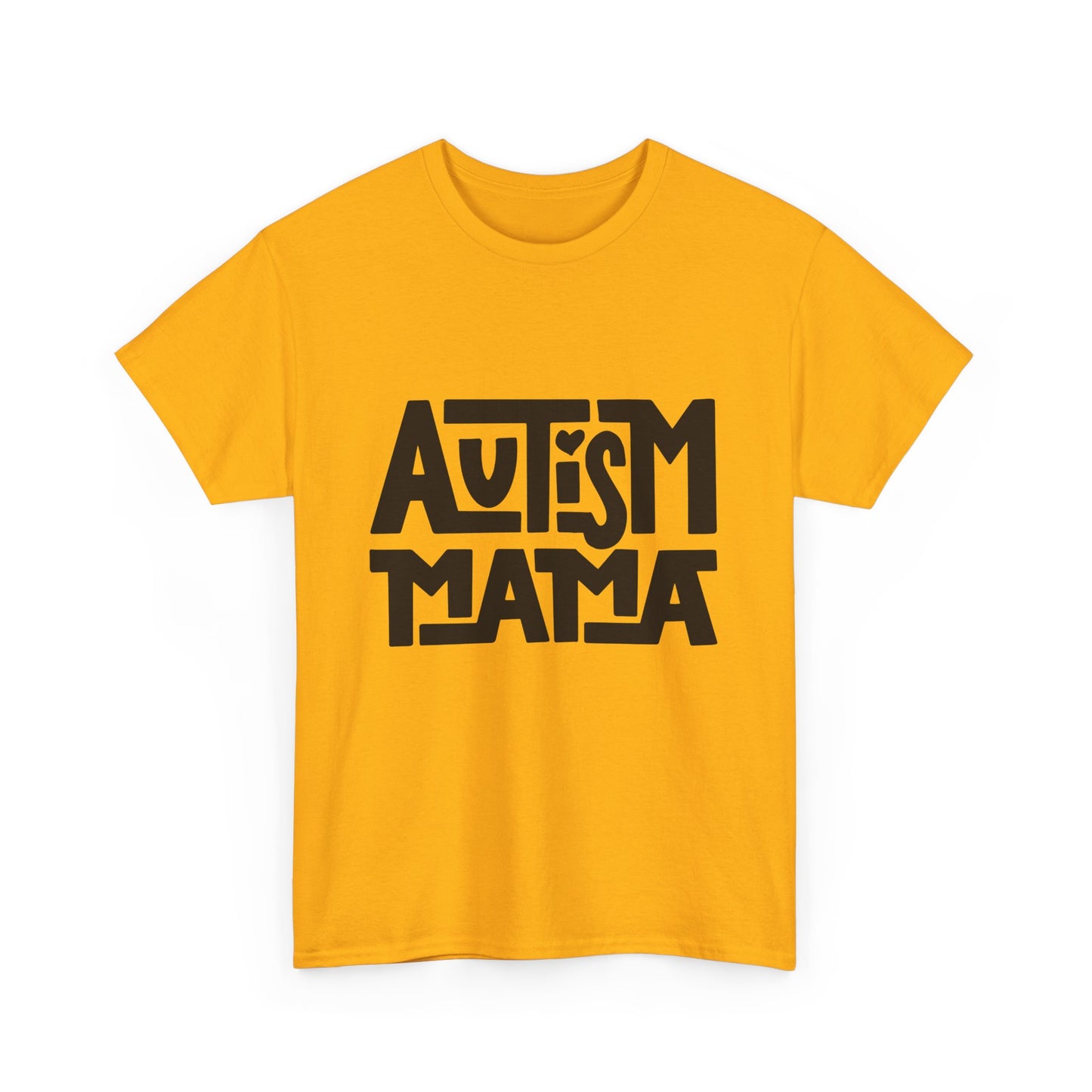 Autism Mama Heavy Cotton Tee | Supportive Unisex Shirt, Meaningful Gift for Autism Awareness, Casual Wear, Everyday Comfort, Gift for Moms