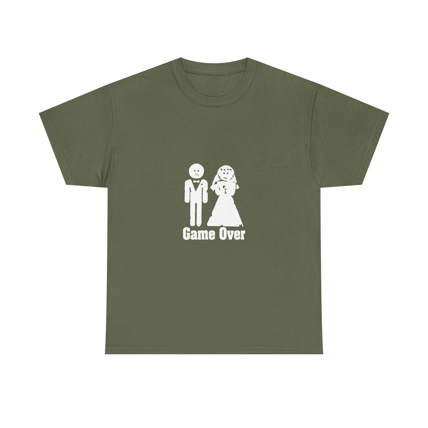 Game Over Wedding T-Shirt | Funny Bride & Groom Tee | Perfect for Couples, Engagement Party, Wedding Gifts, Anniversary