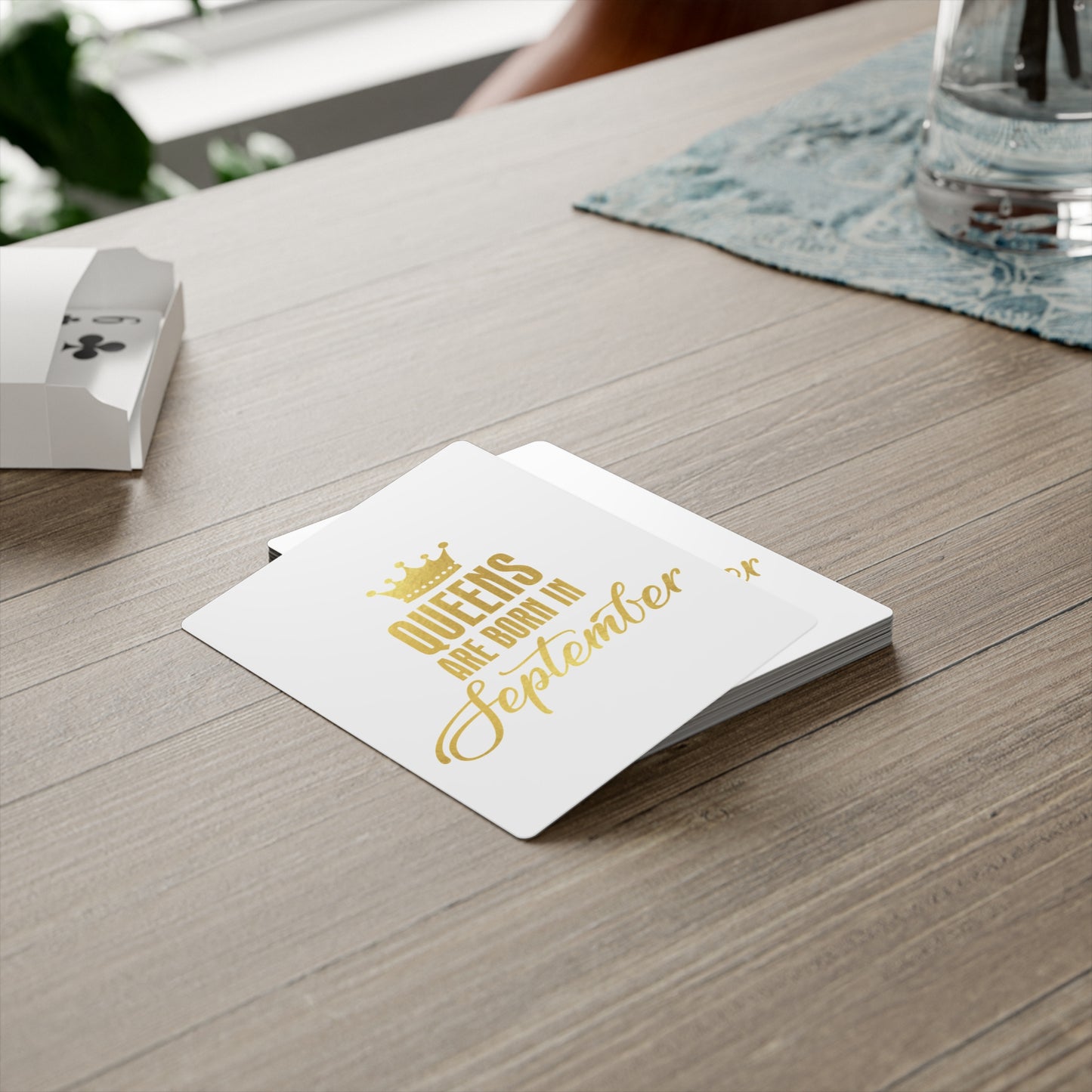 Custom Poker Cards - Perfect Gift for Poker Nights, Queens Born in September, Card Games, Birthday Celebrations, Casino Decor, Fun [...]