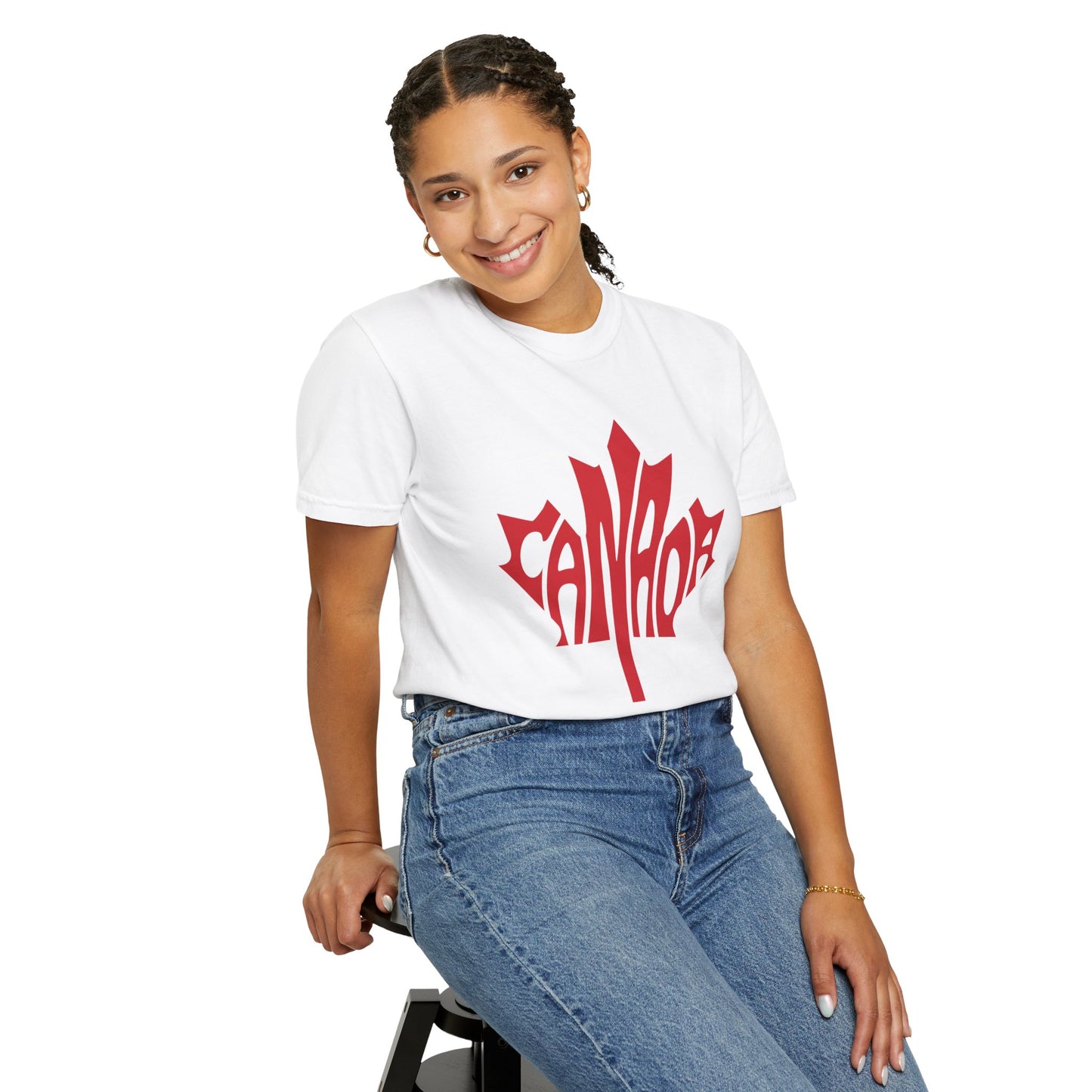 Canada Graphic T-Shirt, Unisex Tee, Garment-Dyed Style, Casual Wear, Summer Essentials, Canadian Pride, Unique Gift Idea