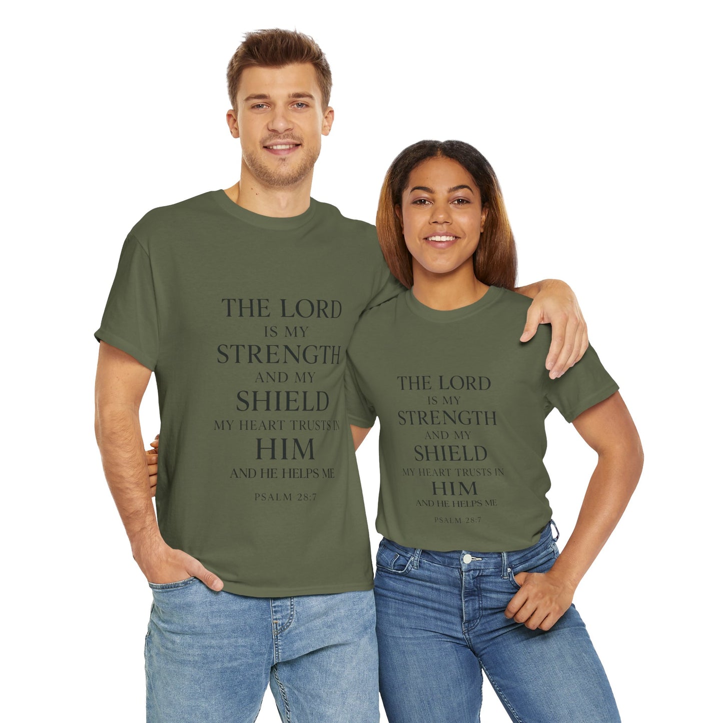Inspirational Christian Unisex Heavy Cotton Tee | Faith Shirt, Bible Verse Tee, Spiritual Apparel, Everyday Wear, Gift for Believers