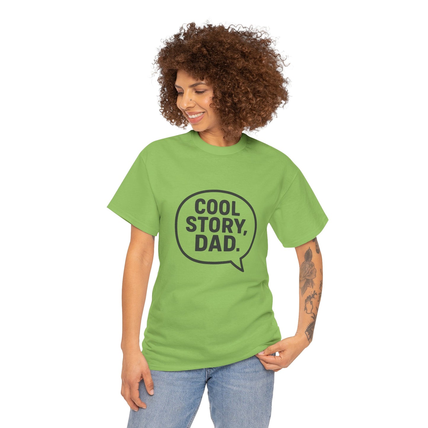 Cool Story Dad Tee | Father's Day Gift, Dad Humor Shirt, Unisex Statement Tee, Casual Gift for Him, Funny Graphic Tee