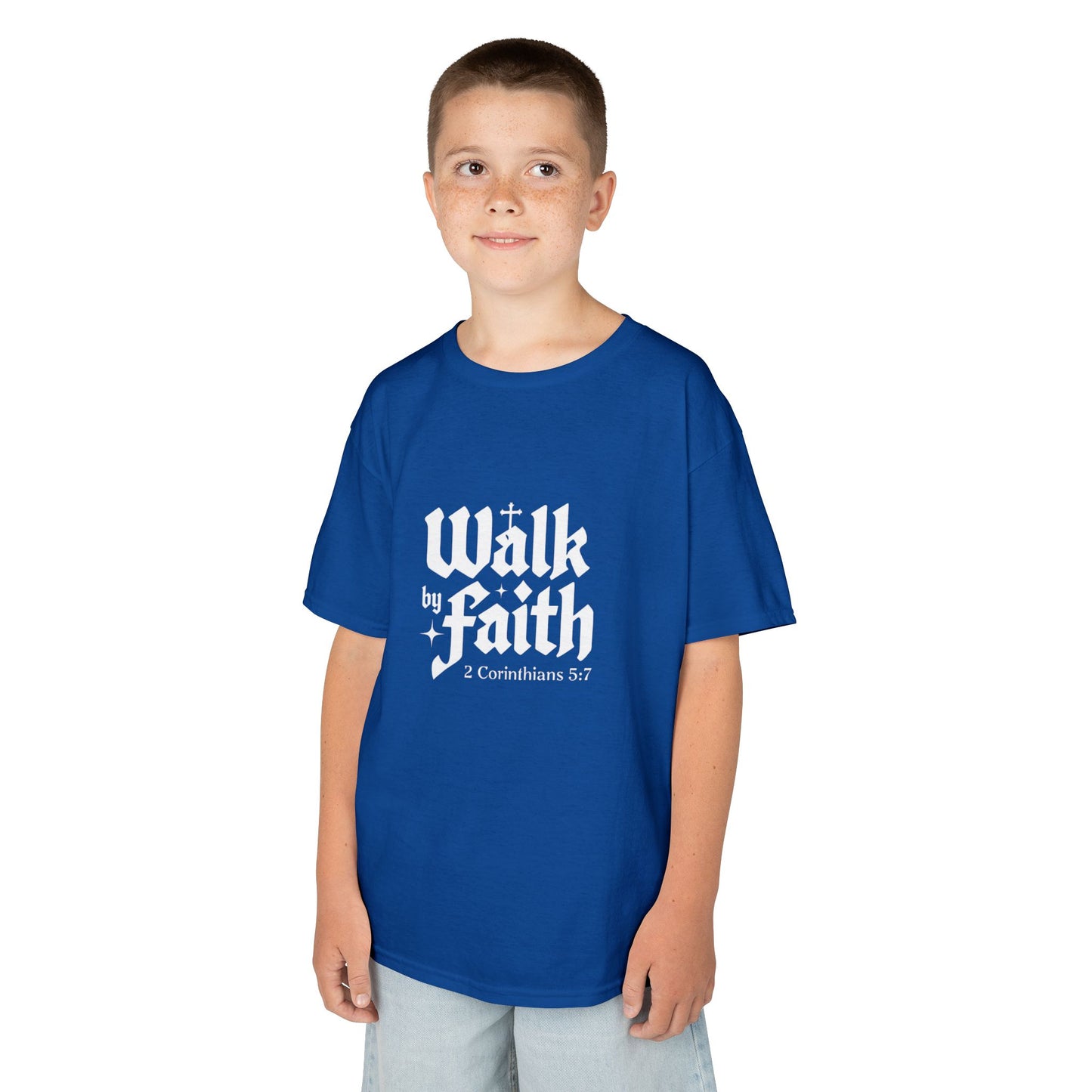 Kids Faith-Inspired Tee, Inspirational Kids Shirt, Religious T-Shirt for Kids, Christian Youth Apparel, Biblical Quote Tee