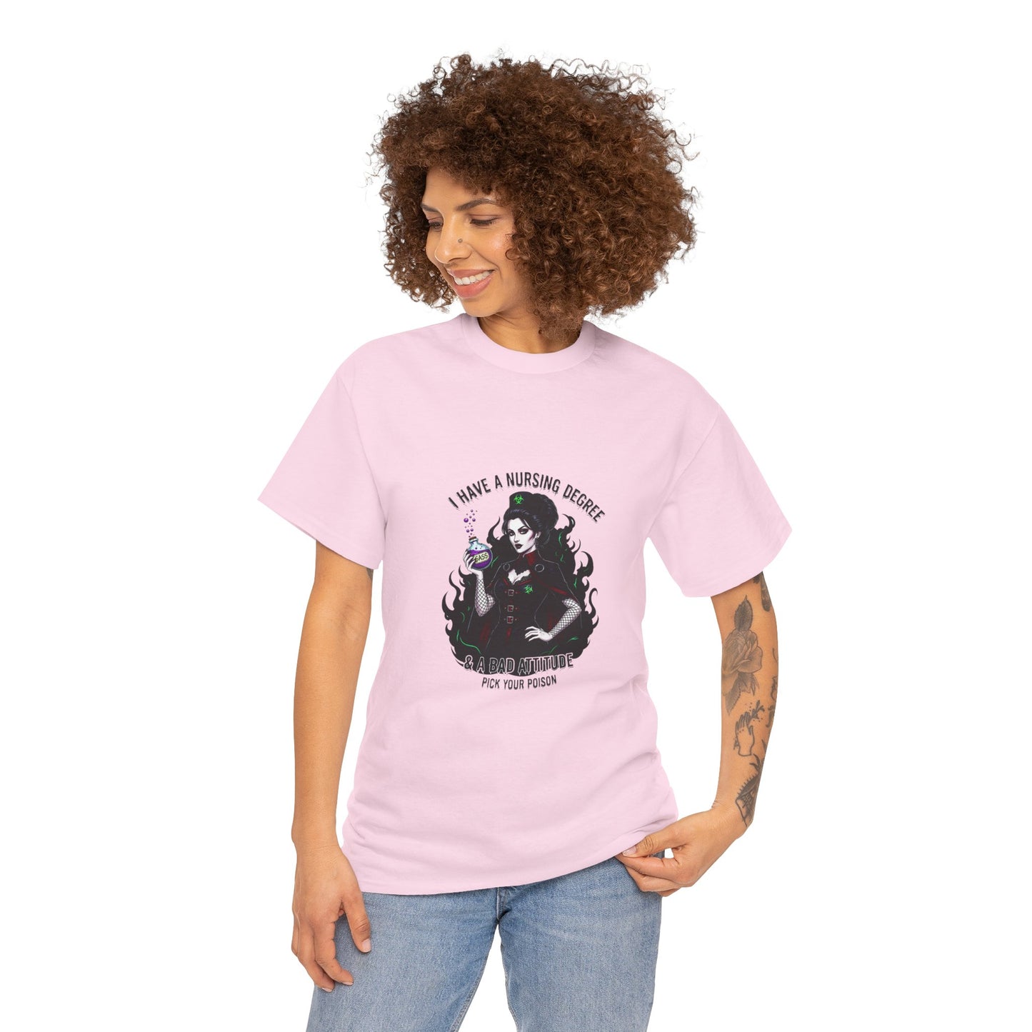 Nursing Humor Tee, Funny Nursing Shirt, Gift for Nurses, Healthcare Apparel, Unisex Cotton T-Shirt