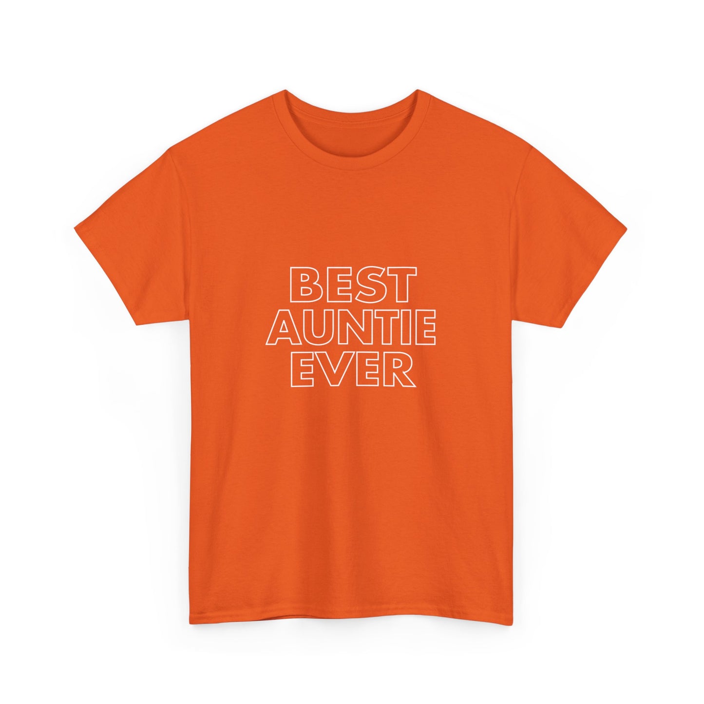 Best Auntie Ever Unisex Cotton Tee, Gift for Aunt, Cute Aunt Shirt, Mother's Day Gift, Family Tee, Everyday Casual Wear