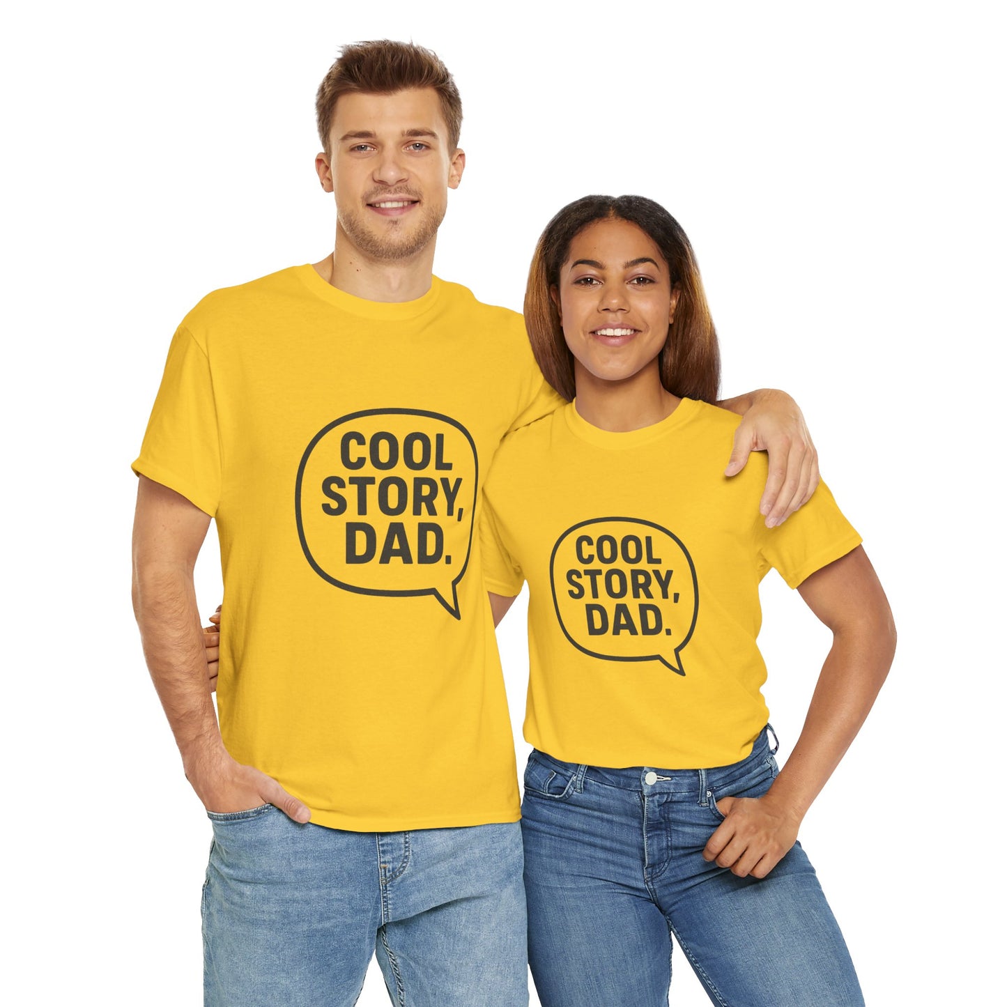 Cool Story Dad Tee | Father's Day Gift, Dad Humor Shirt, Unisex Statement Tee, Casual Gift for Him, Funny Graphic Tee