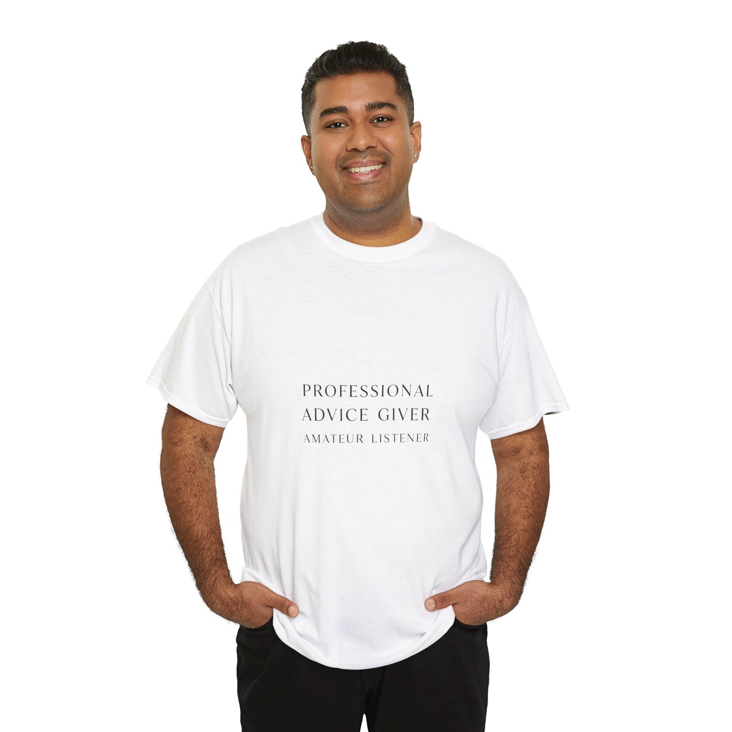 Professional Advice Giver Unisex Heavy Cotton Tee, Gift for Best Friend, Casual Wear, Advice Giver Shirt, Funny Tee, Unique Gift