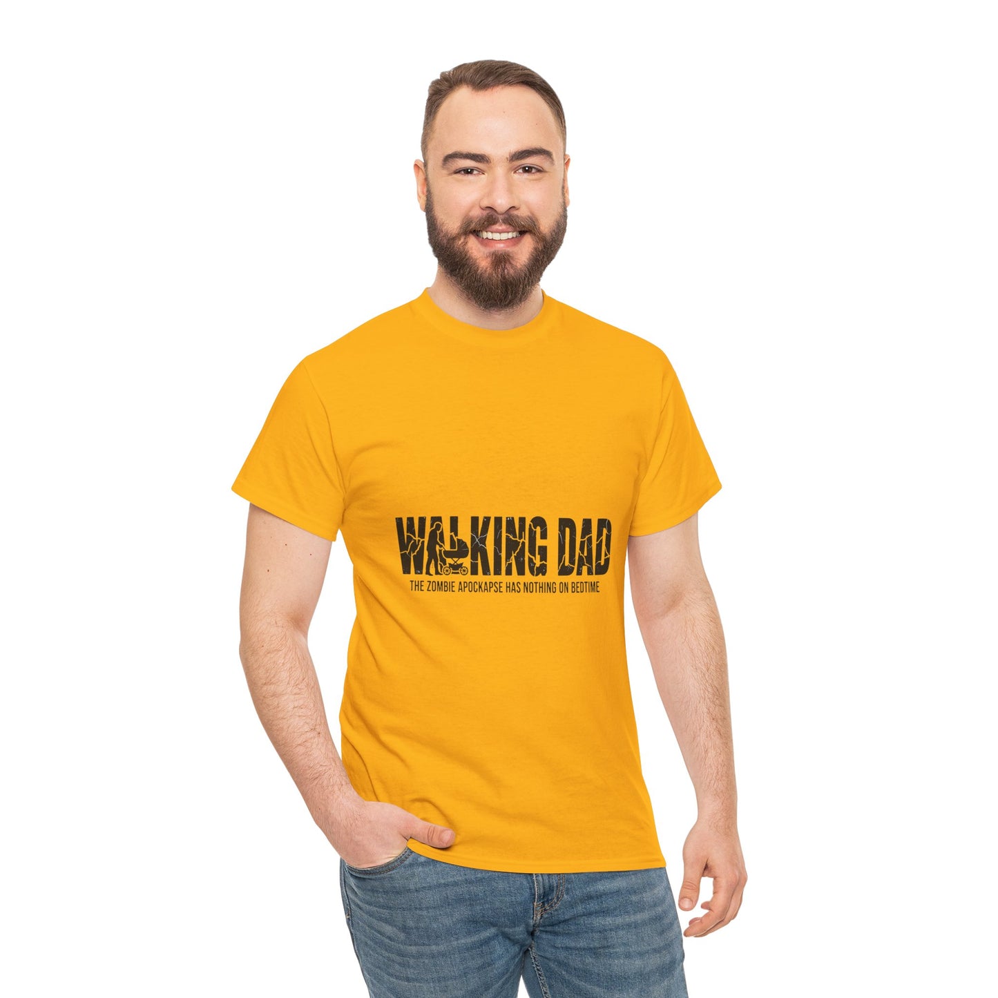 Walking Dead/Dad Funny - Unisex Heavy Cotton Tee for DADs