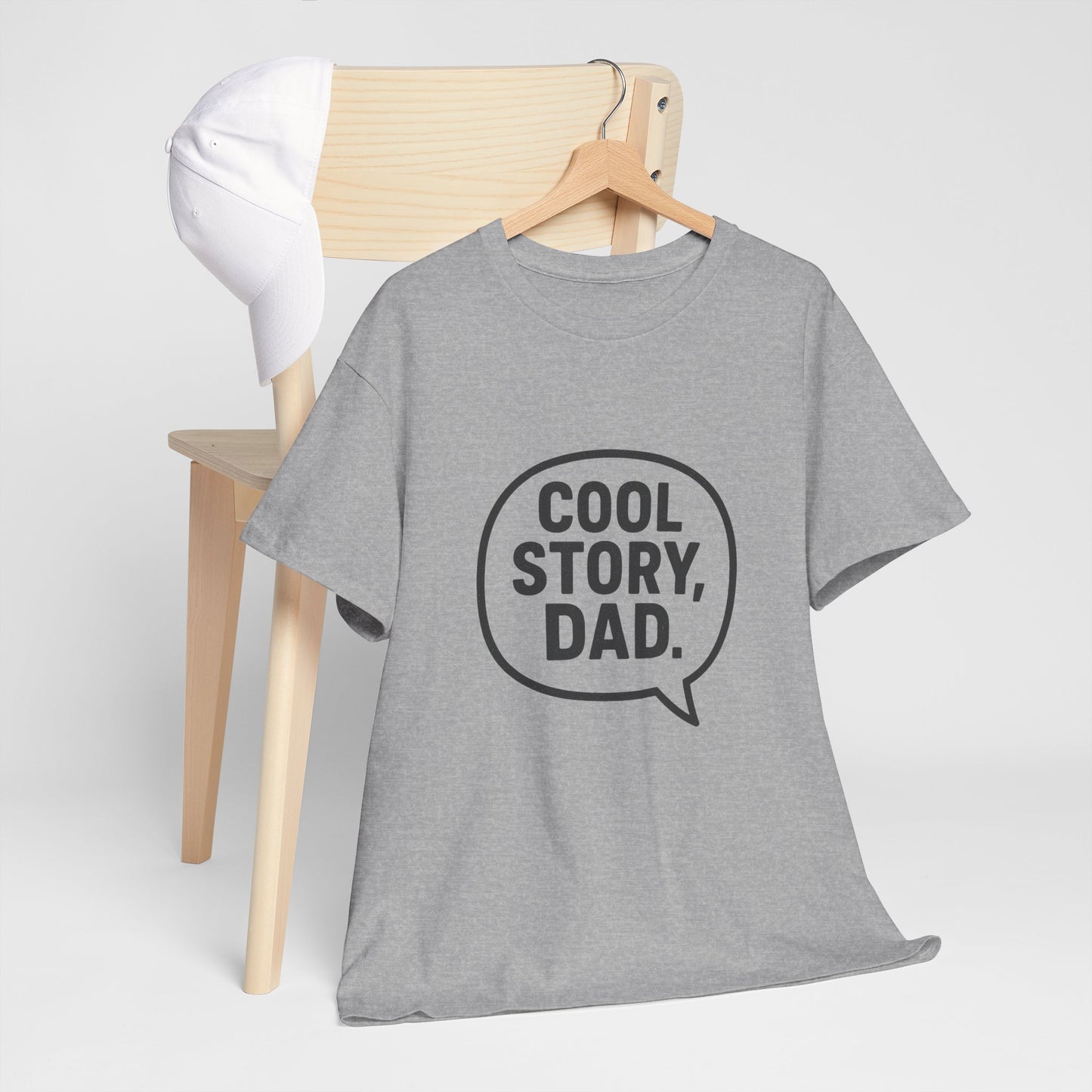 Cool Story Dad Tee | Father's Day Gift, Dad Humor Shirt, Unisex Statement Tee, Casual Gift for Him, Funny Graphic Tee