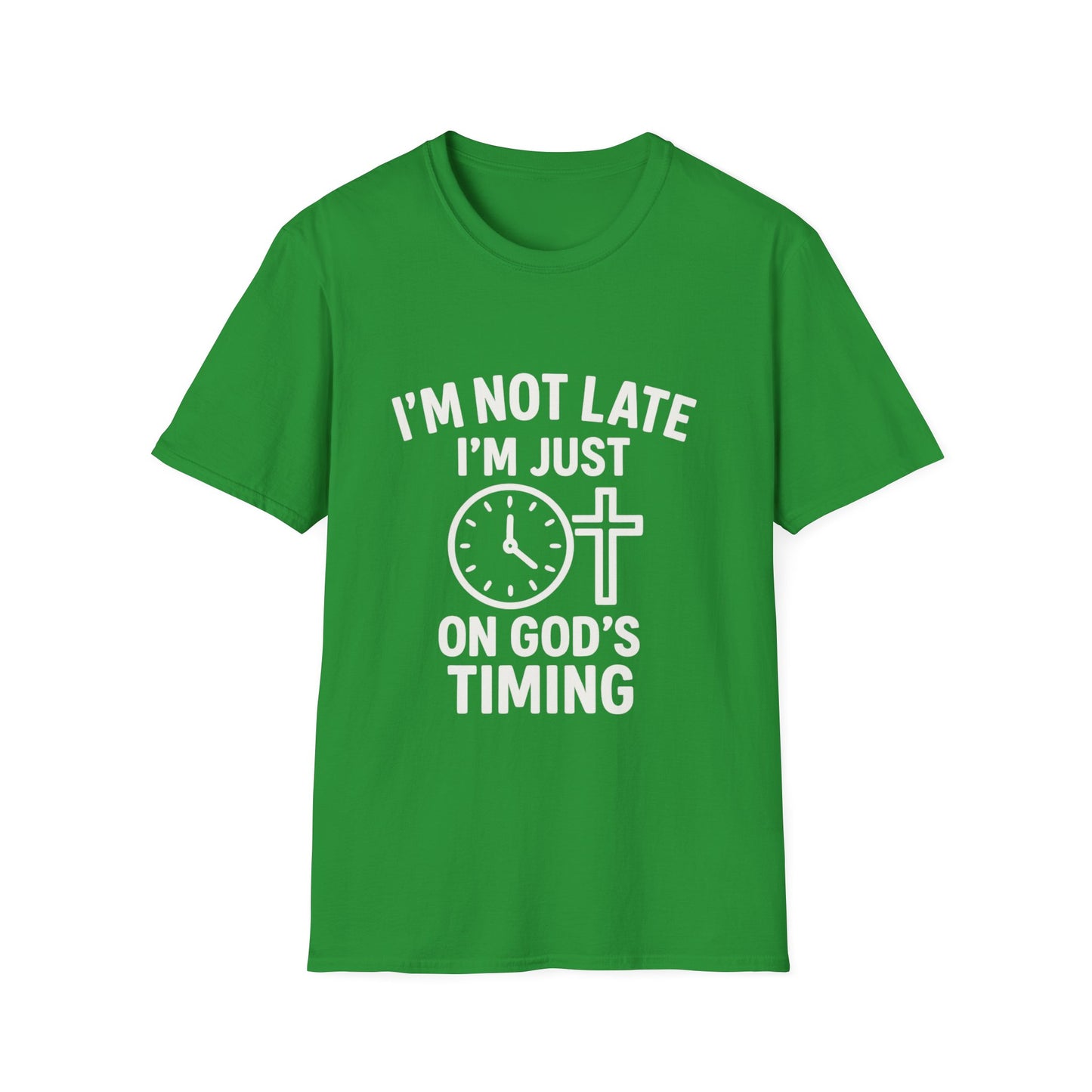 God's Timing T-Shirt, Christian Shirt, Faith-Based Apparel, Religious Gift, Casual Wear