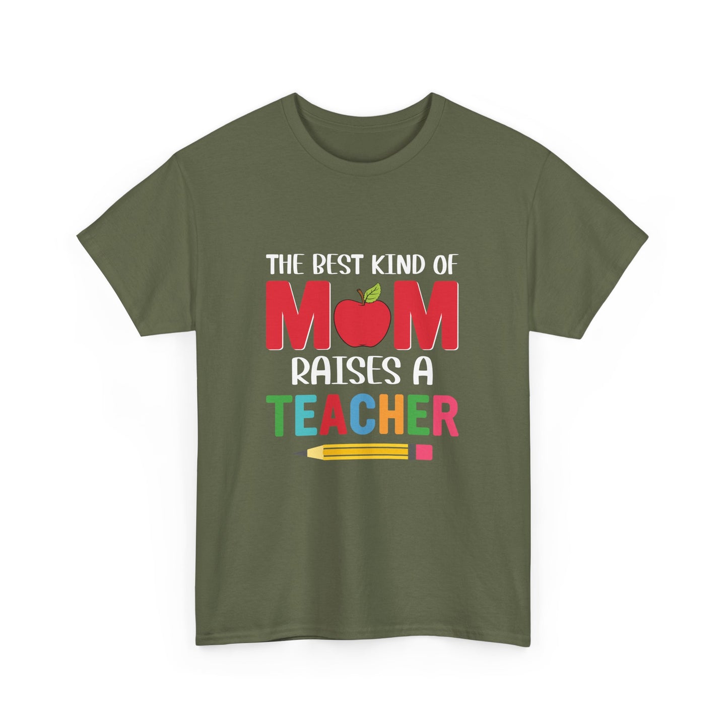 Mom Teacher Tee - Unisex Heavy Cotton, Gift for Teachers, Back to School Shirt, Funny Mom Shirt, Cute Teacher Apparel