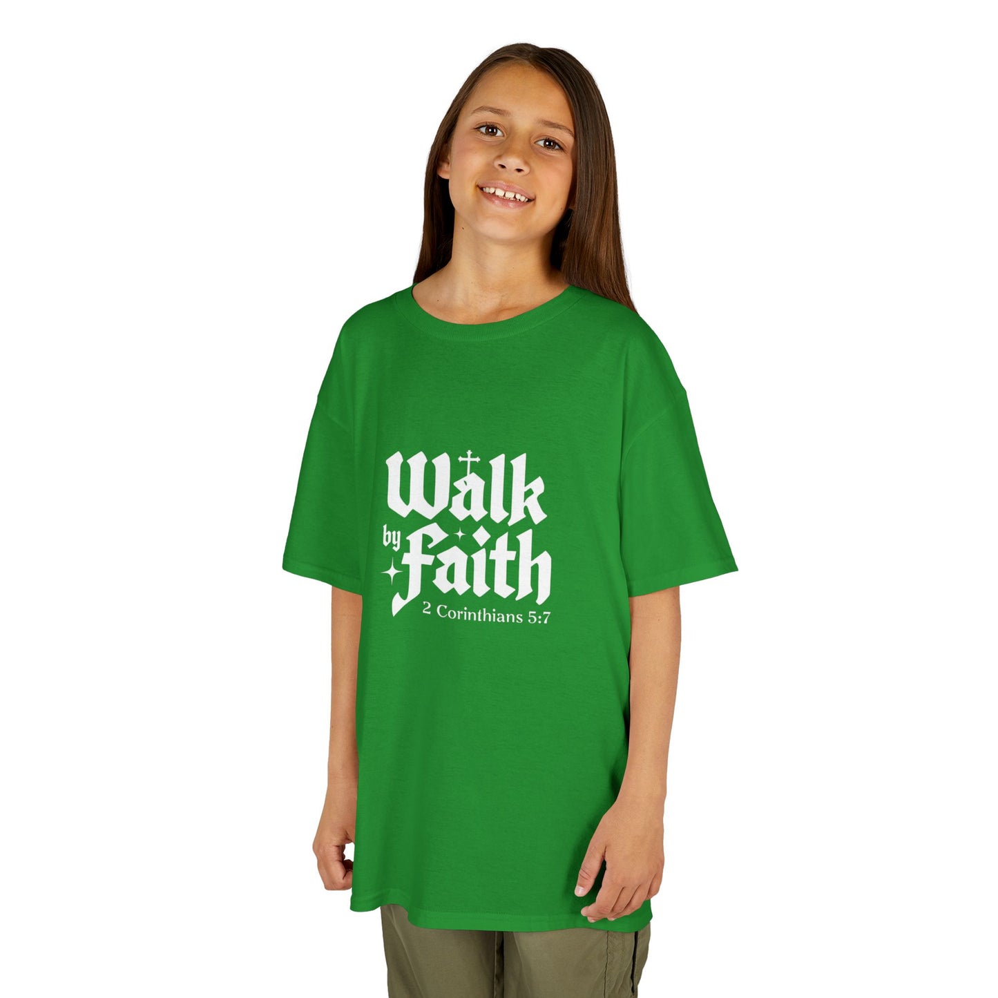 Kids Faith-Inspired Tee, Inspirational Kids Shirt, Religious T-Shirt for Kids, Christian Youth Apparel, Biblical Quote Tee