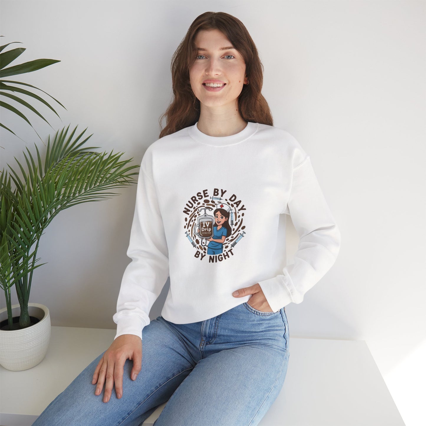 Nurse Crewneck Sweatshirt, Nurse Gift, Medical Apparel, Funny Sweatshirt, Healthcare Worker Gift, Comfortable Pullover
