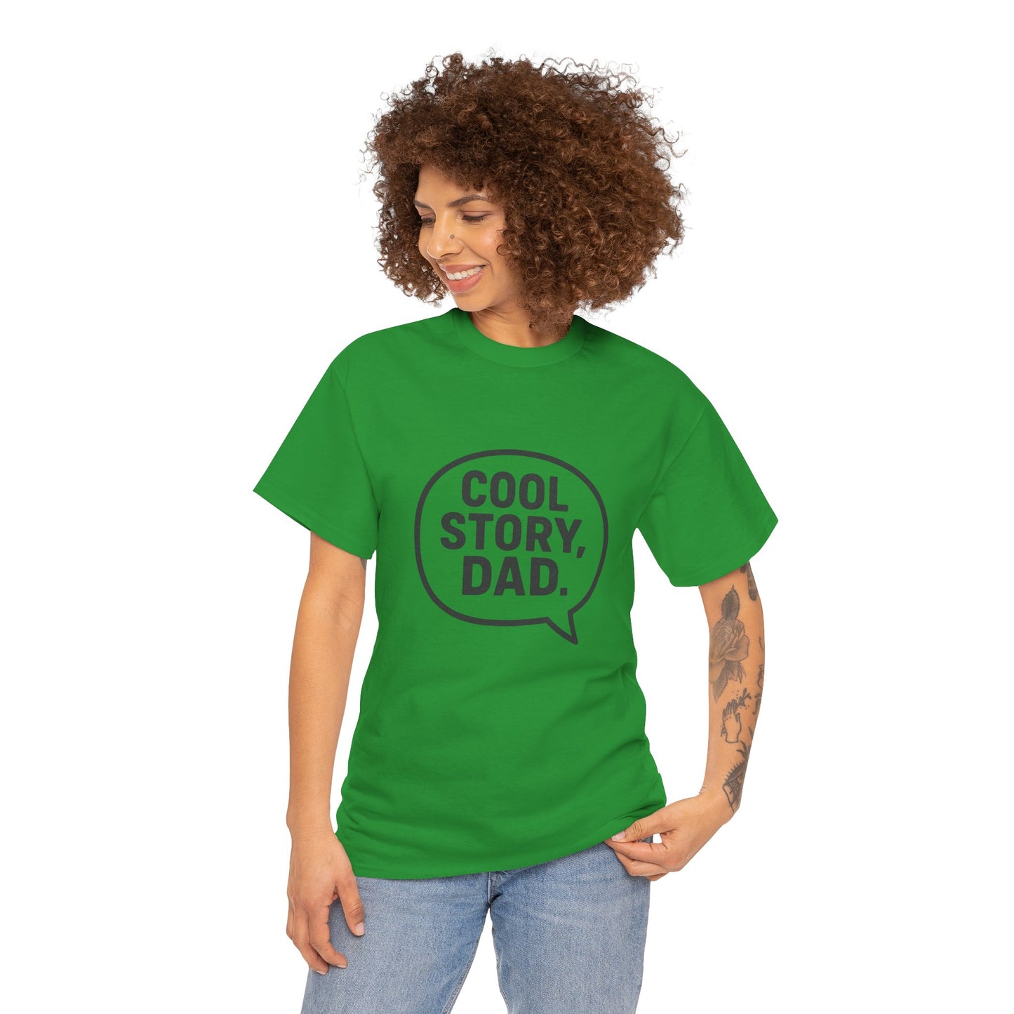 Cool Story Dad Tee | Father's Day Gift, Dad Humor Shirt, Unisex Statement Tee, Casual Gift for Him, Funny Graphic Tee