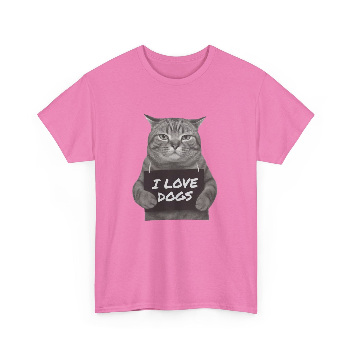 Cute Pet Lover Tee, I Love Dogs Cat Shirt, Animal Lovers Gift, Funny Graphic Tee, Unisex Cotton T-Shirt