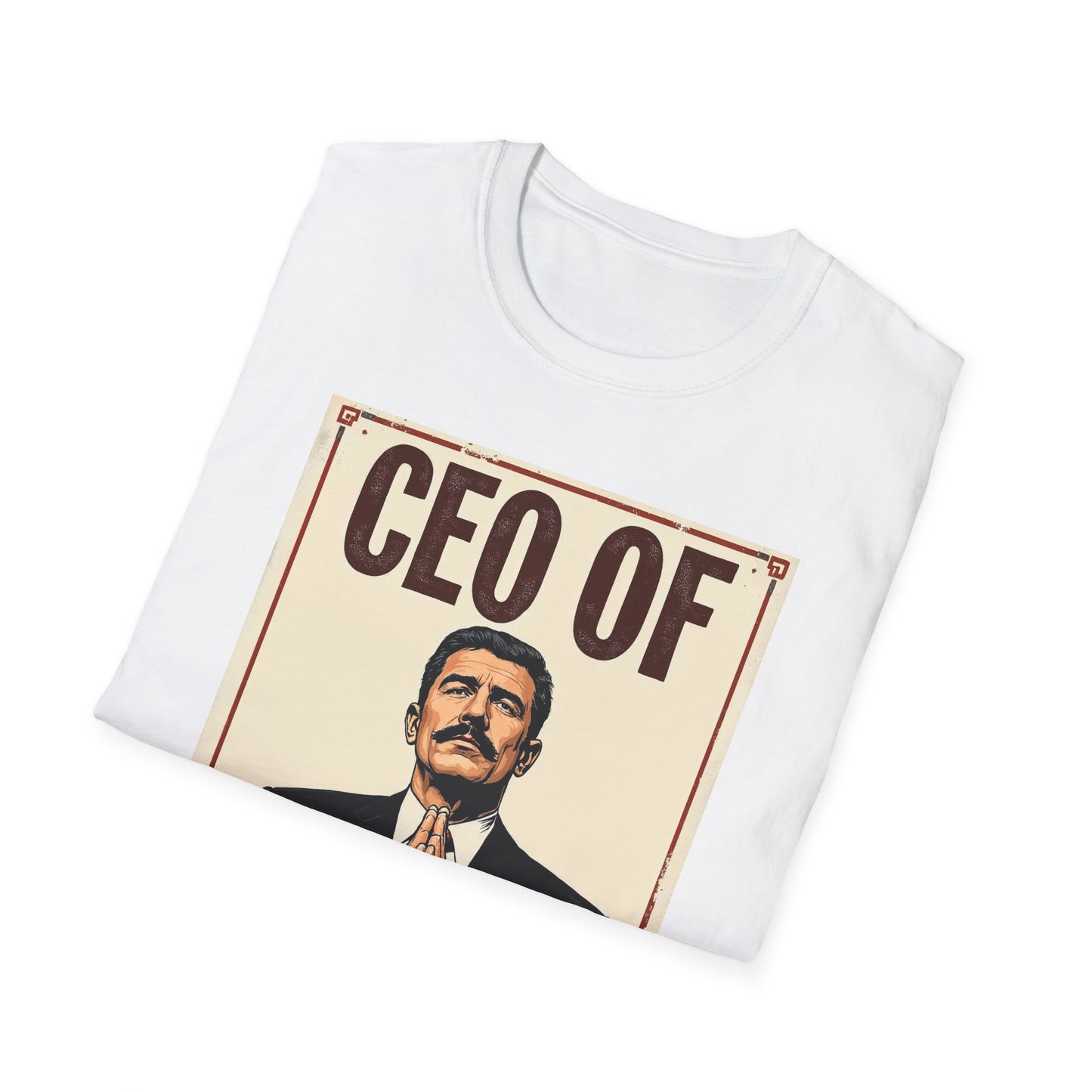 CEO of Amen Corner Unisex T-Shirt, Funny Gift for Men, Graphic Tee, Casual Wear, Unique Humor Shirt