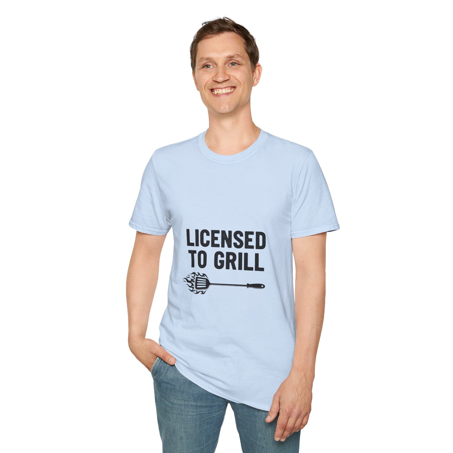 License to Grill - Unisex Softstyle T-Shirt