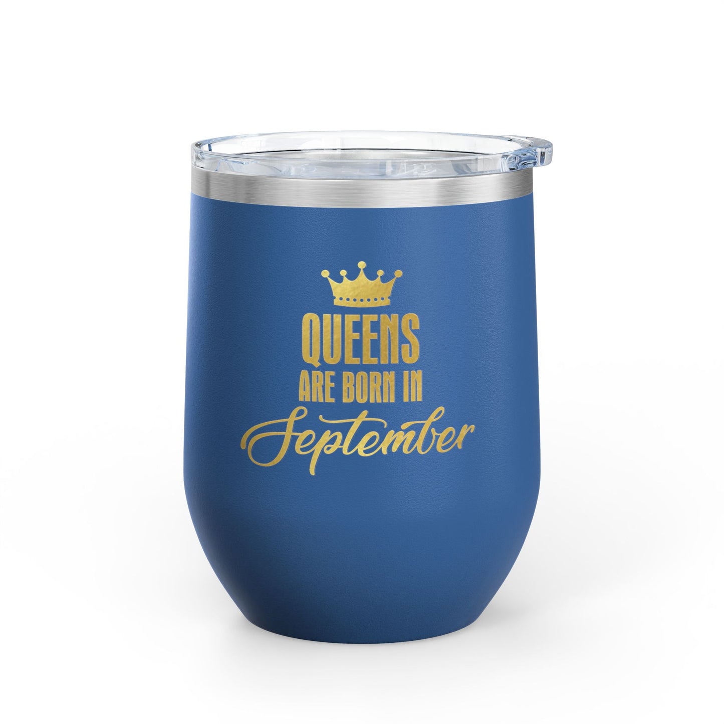 September Queens Wine Tumbler, 12oz | Birthday Gift for Her | Insulated Drinkware | Bachelorette Party Favor | Wine Lover Gift | [...]