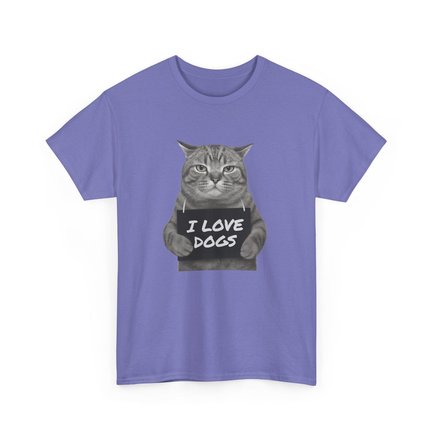 Cute Pet Lover Tee, I Love Dogs Cat Shirt, Animal Lovers Gift, Funny Graphic Tee, Unisex Cotton T-Shirt