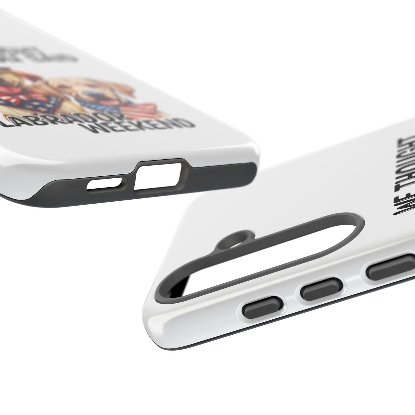 Labrador Weekend Phone Case - Fun Dog Lover Gift, Pet Memorial, Personalized, Unique Design, Patriotic Accessories