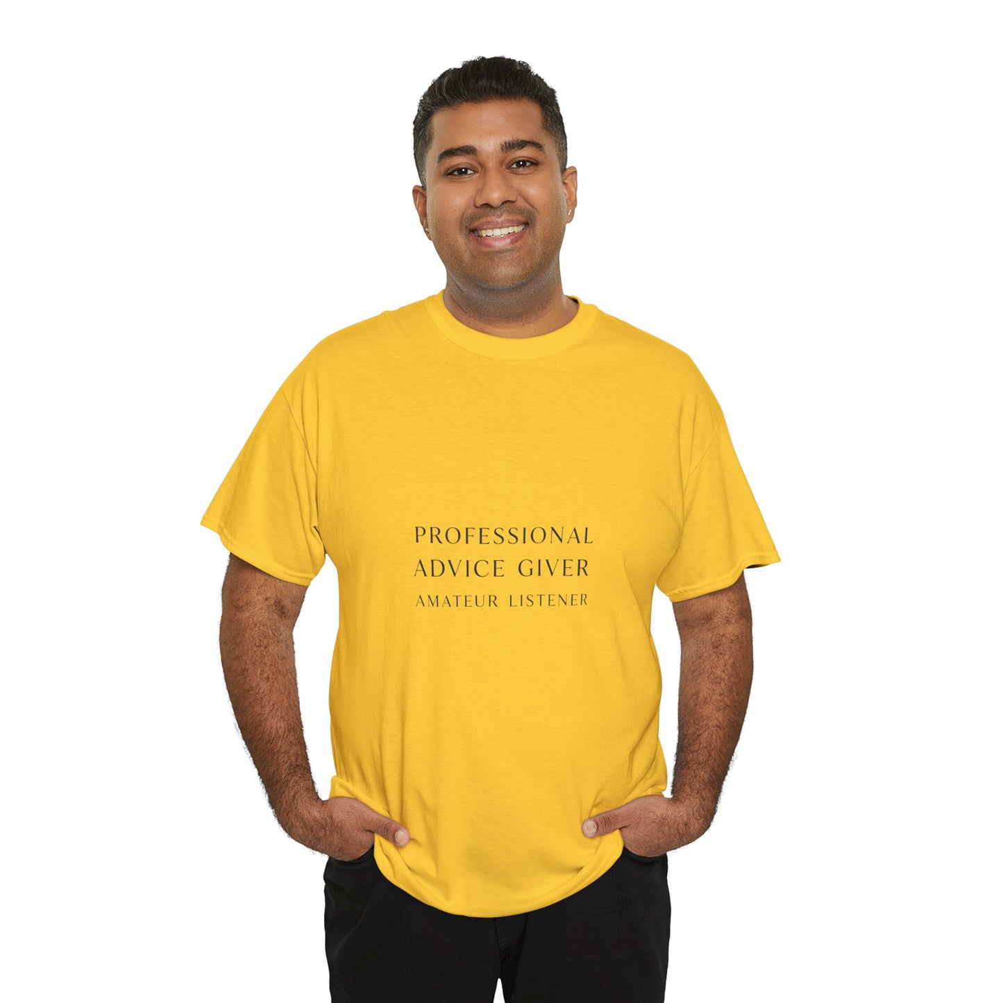 Professional Advice Giver Unisex Heavy Cotton Tee, Gift for Best Friend, Casual Wear, Advice Giver Shirt, Funny Tee, Unique Gift
