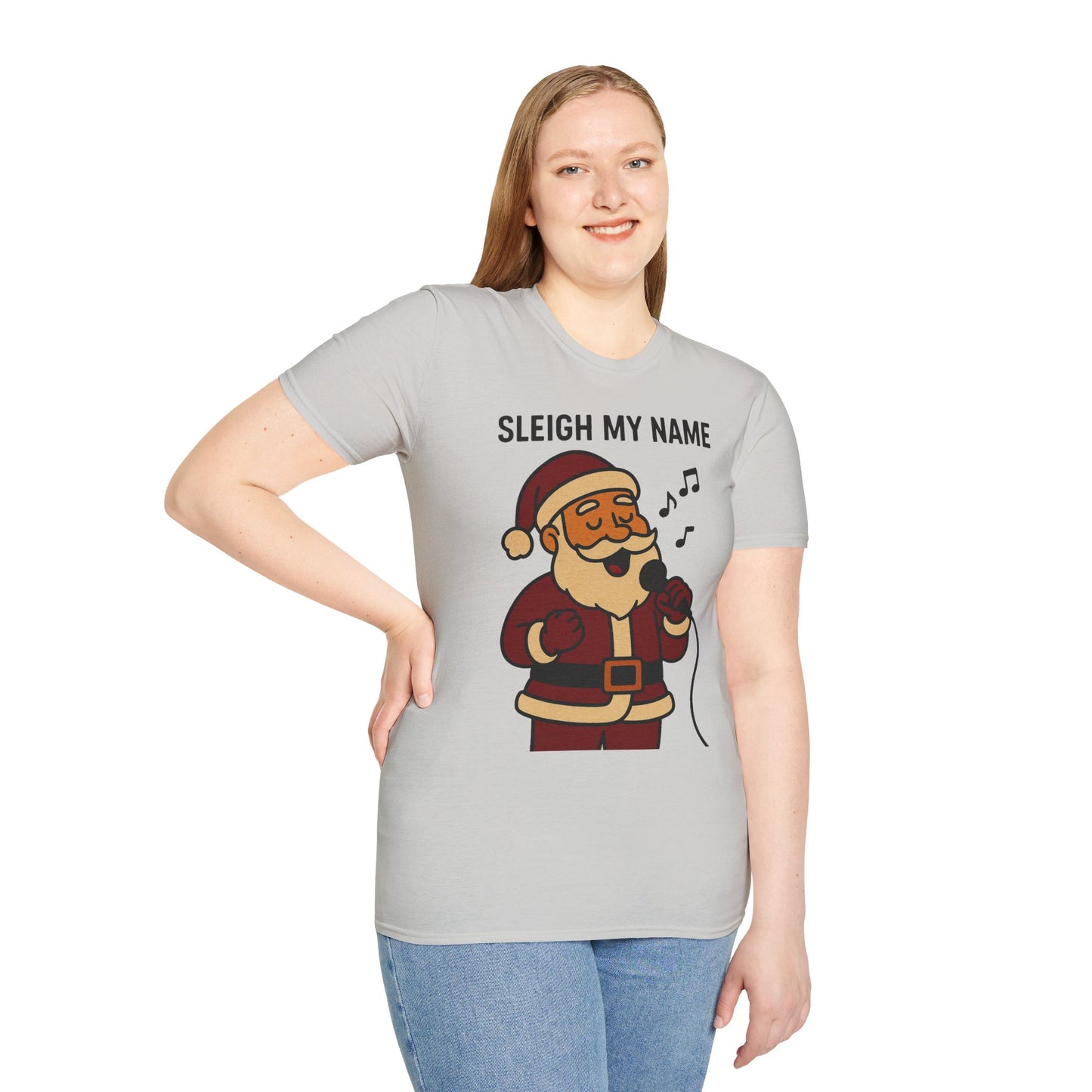 Santa Sleigh My Name Unisex T-Shirt