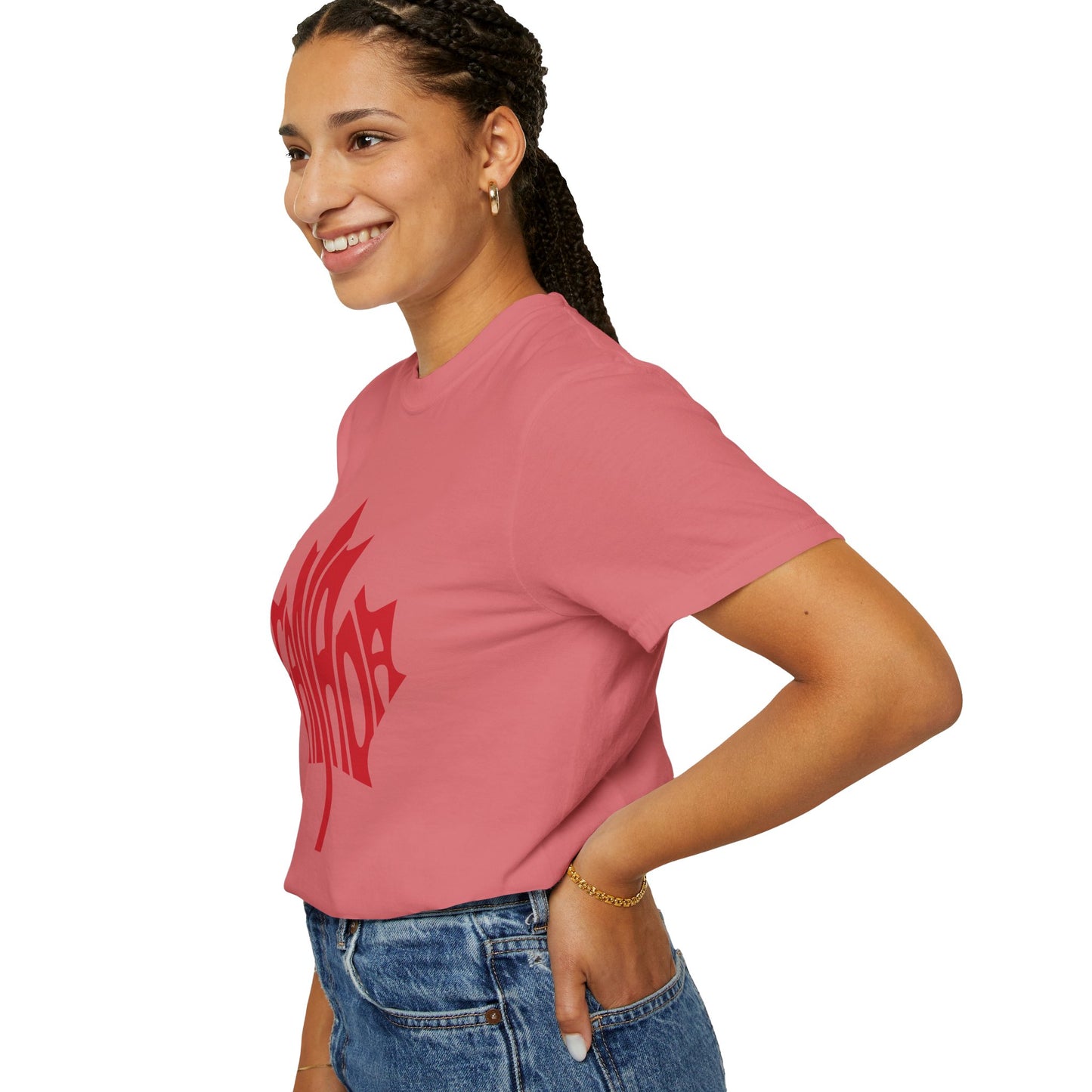 Canada Graphic T-Shirt, Unisex Tee, Garment-Dyed Style, Casual Wear, Summer Essentials, Canadian Pride, Unique Gift Idea
