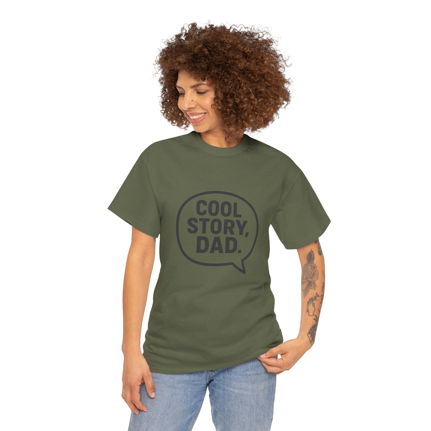 Cool Story Dad Tee | Father's Day Gift, Dad Humor Shirt, Unisex Statement Tee, Casual Gift for Him, Funny Graphic Tee