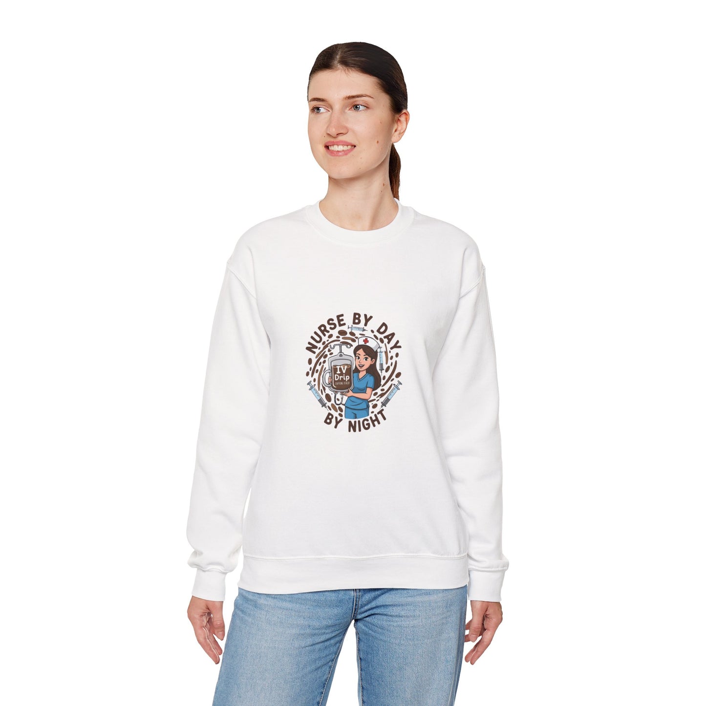 Nurse Crewneck Sweatshirt, Nurse Gift, Medical Apparel, Funny Sweatshirt, Healthcare Worker Gift, Comfortable Pullover