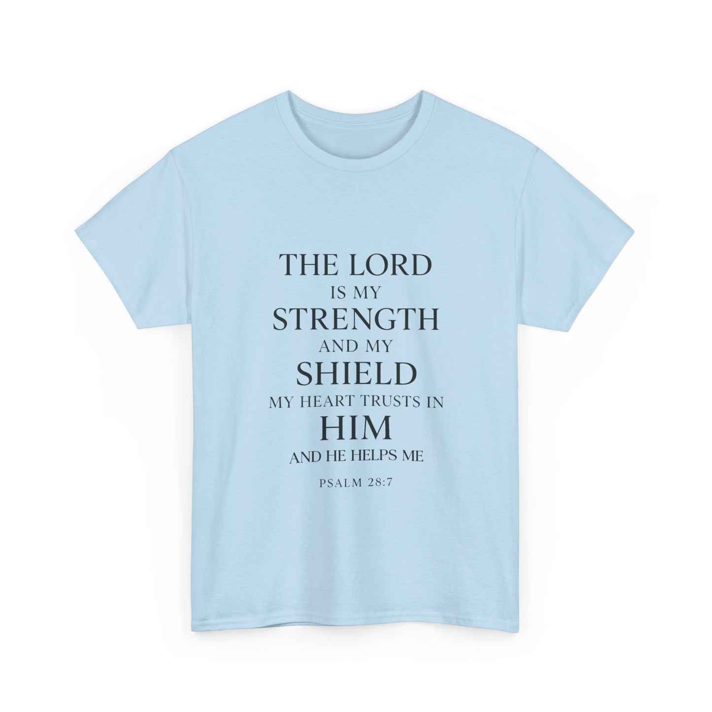 Inspirational Christian Unisex Heavy Cotton Tee | Faith Shirt, Bible Verse Tee, Spiritual Apparel, Everyday Wear, Gift for Believers