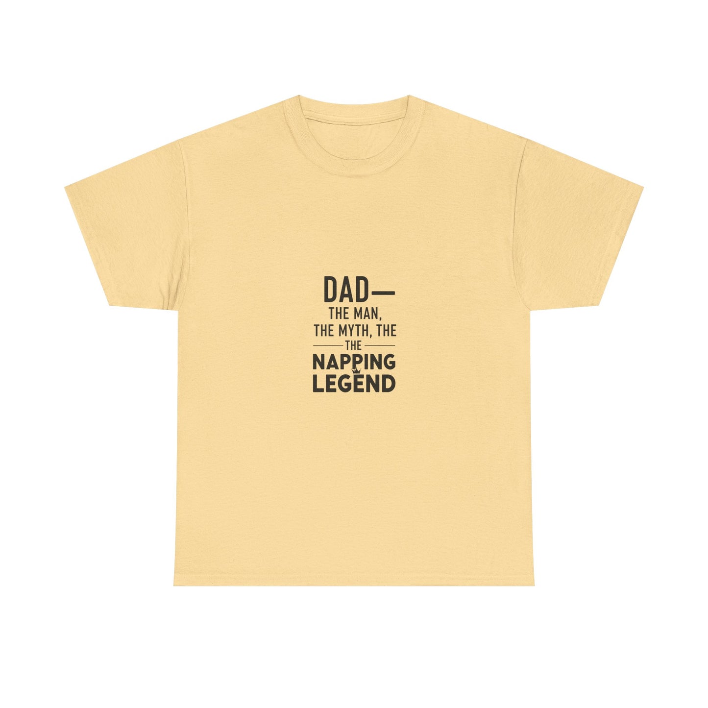 Dad Napping Legend Tee, Father's Day Gift, Funny T-Shirt, Unisex Cotton Tee, Gift for Dad, Cool Dad Shirt, Personalized Father's Day Apparel