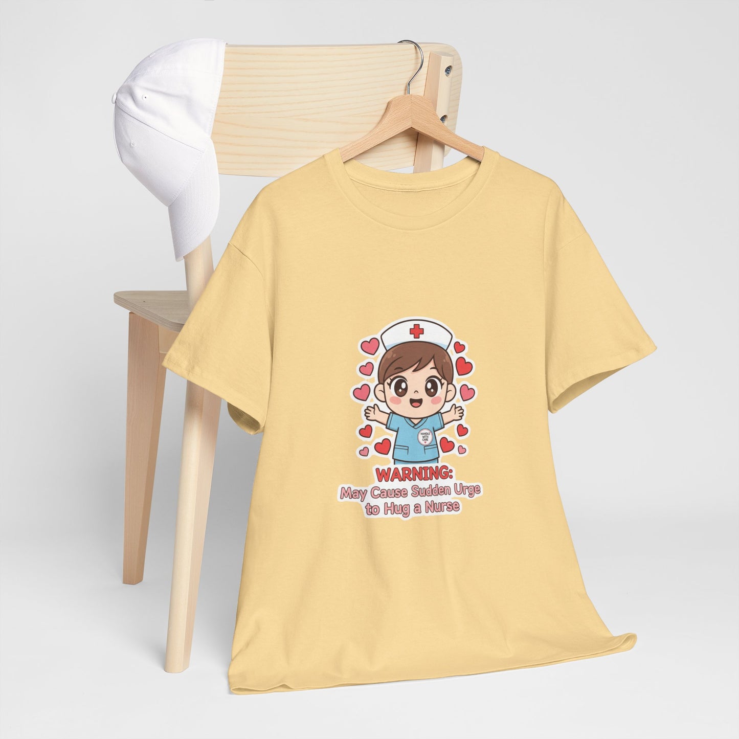 Nurse Humor Tee, Unisex Heavy Cotton Tee for Healthcare Workers, Cute Nurse Shirt, Gift for Nurses, Funny Medical Apparel, Casual T-Shirt
