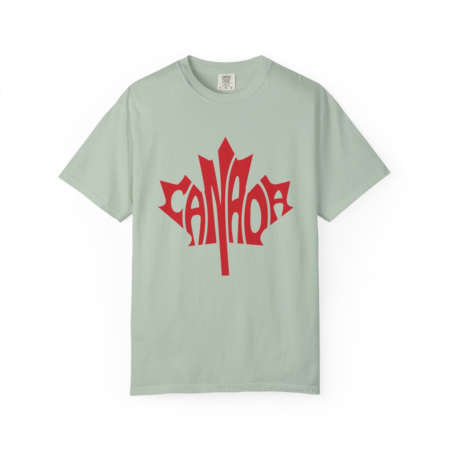 Canada Graphic T-Shirt, Unisex Tee, Garment-Dyed Style, Casual Wear, Summer Essentials, Canadian Pride, Unique Gift Idea