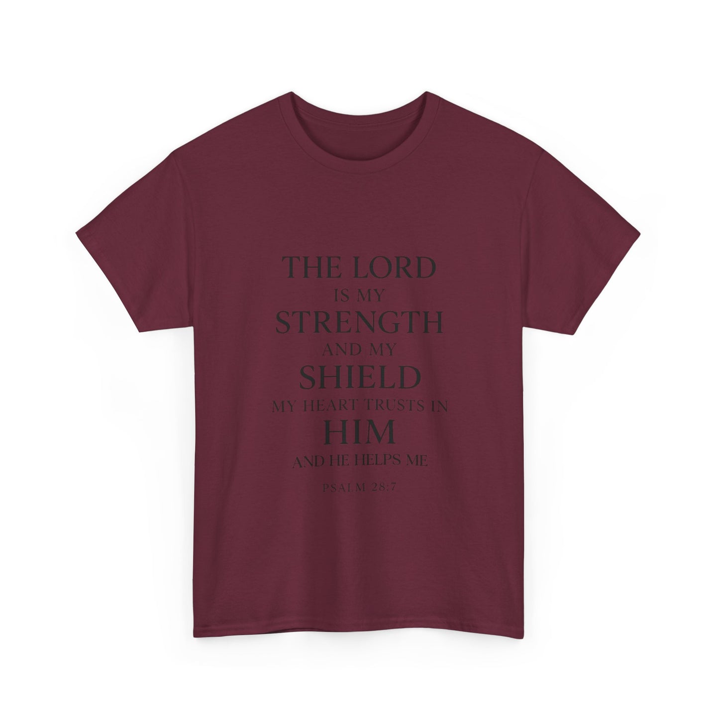 Inspirational Christian Unisex Heavy Cotton Tee | Faith Shirt, Bible Verse Tee, Spiritual Apparel, Everyday Wear, Gift for Believers