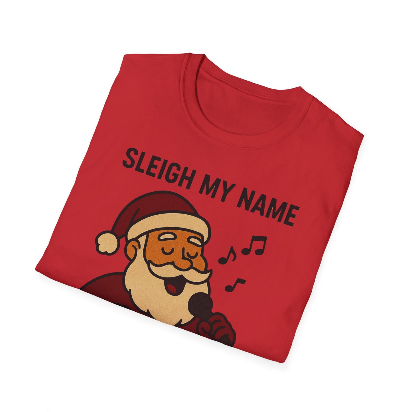 Santa Sleigh My Name Unisex T-Shirt