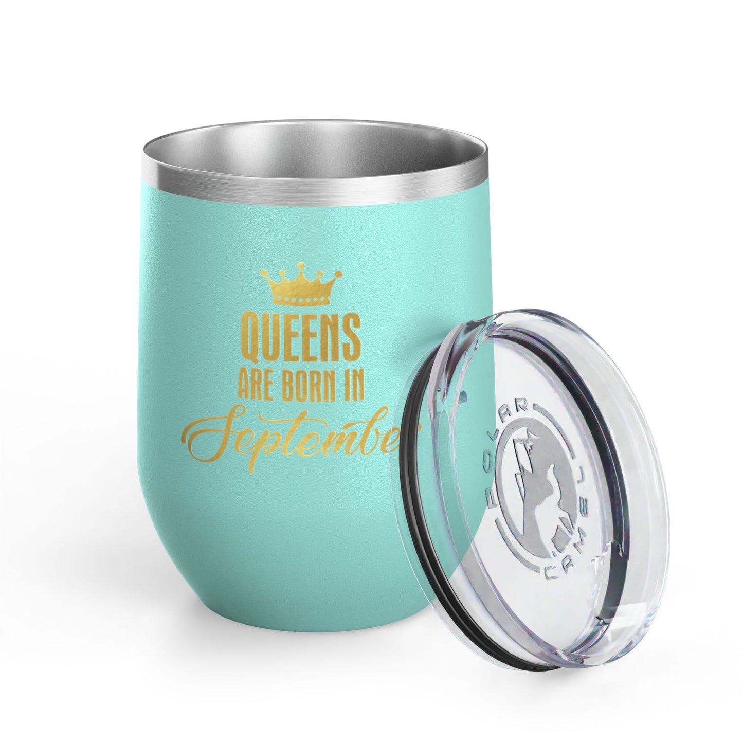 September Queens Wine Tumbler, 12oz | Birthday Gift for Her | Insulated Drinkware | Bachelorette Party Favor | Wine Lover Gift | [...]