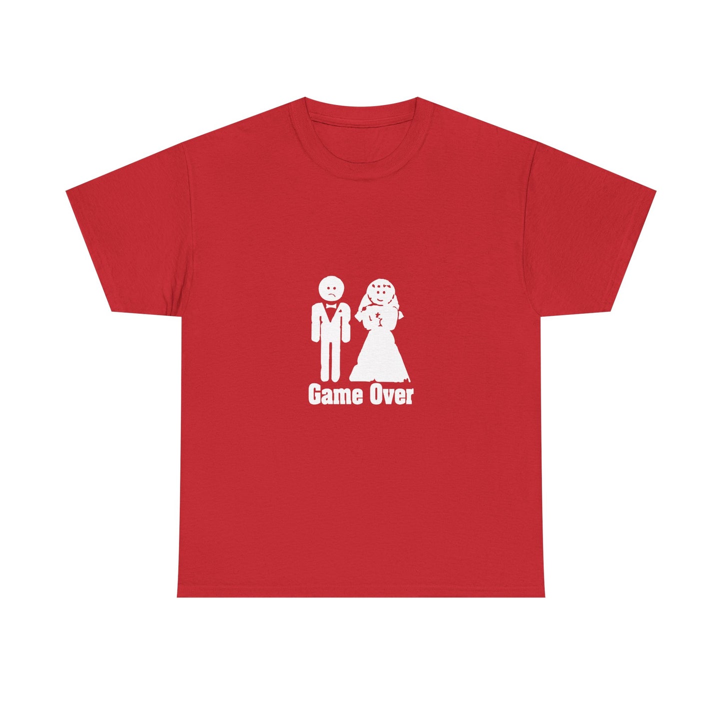 Game Over Wedding T-Shirt | Funny Bride & Groom Tee | Perfect for Couples, Engagement Party, Wedding Gifts, Anniversary