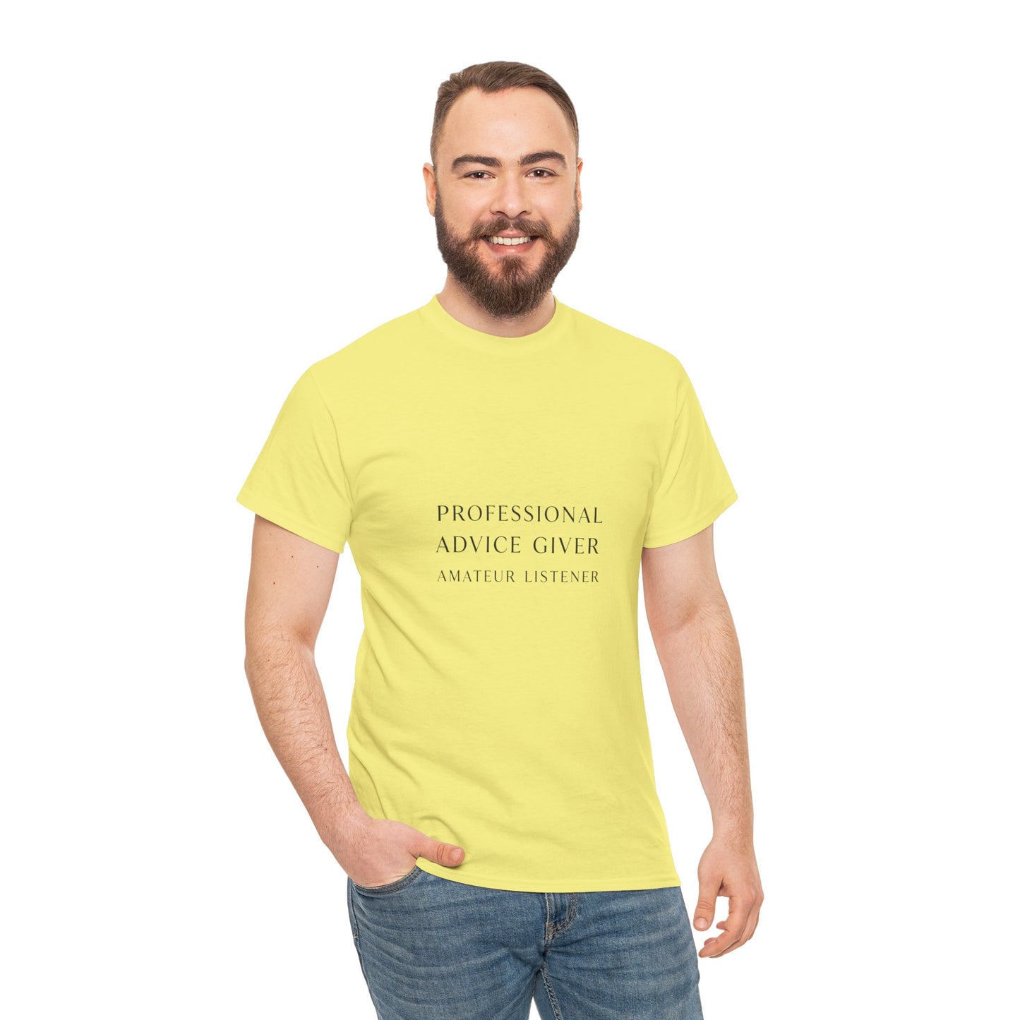 Professional Advice Giver Unisex Heavy Cotton Tee, Gift for Best Friend, Casual Wear, Advice Giver Shirt, Funny Tee, Unique Gift