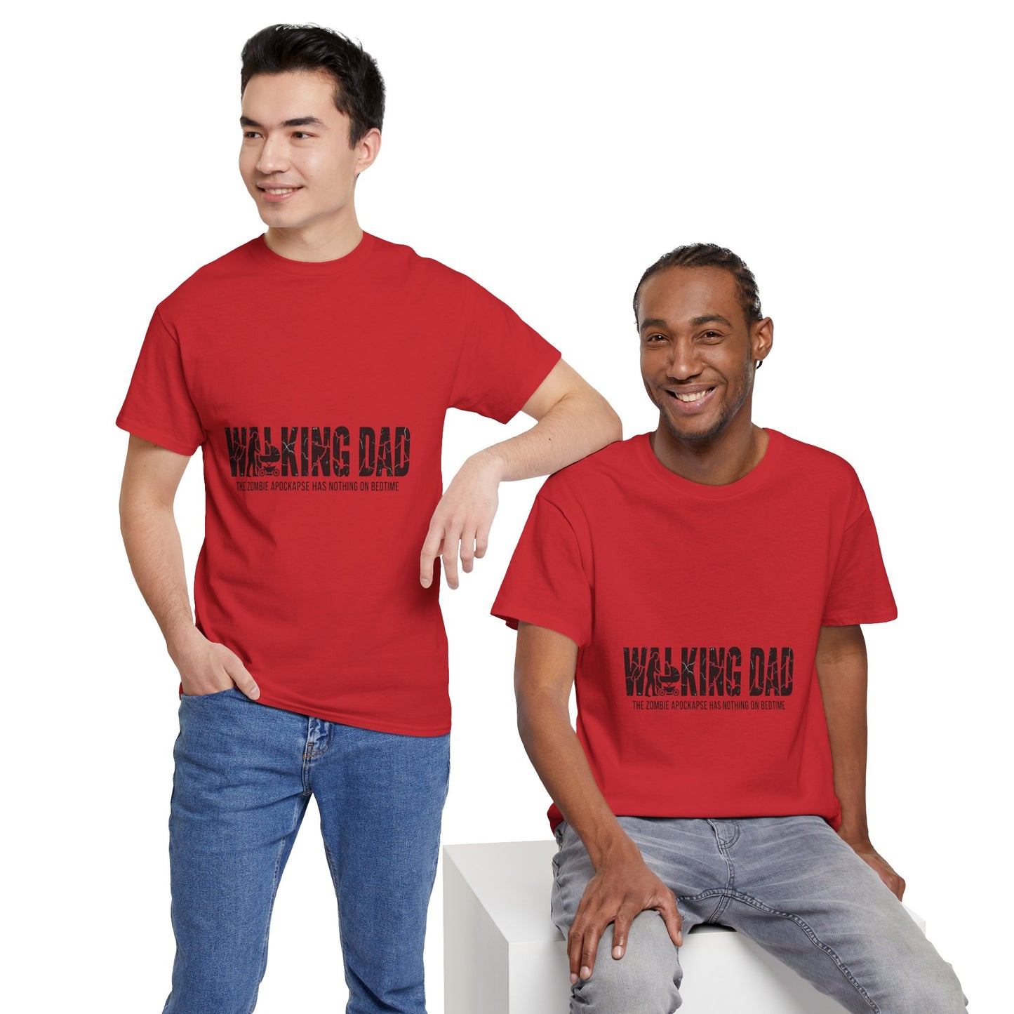 Walking Dead/Dad Funny - Unisex Heavy Cotton Tee for DADs