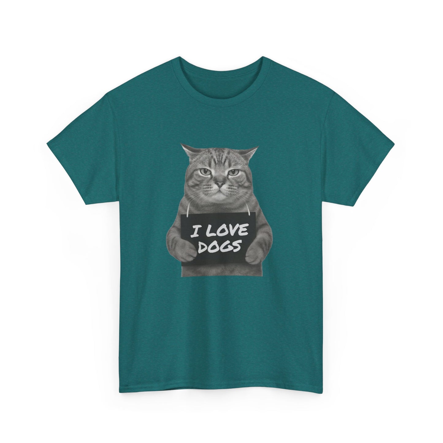Cute Pet Lover Tee, I Love Dogs Cat Shirt, Animal Lovers Gift, Funny Graphic Tee, Unisex Cotton T-Shirt