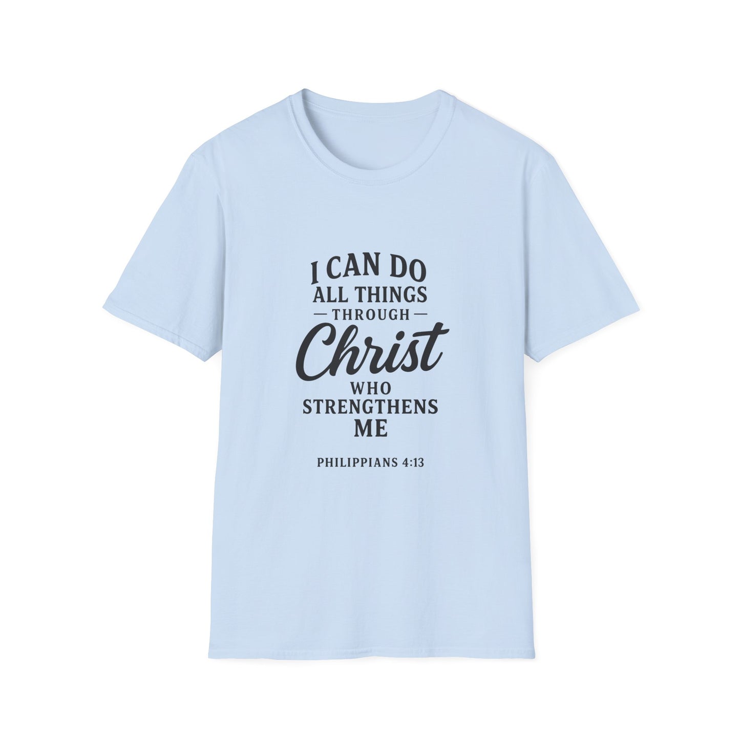 Inspirational Christian T-Shirt, Motivational Tee for Faith, Biblical Quote Apparel, Gift for Believers, Fellowship Event Wear