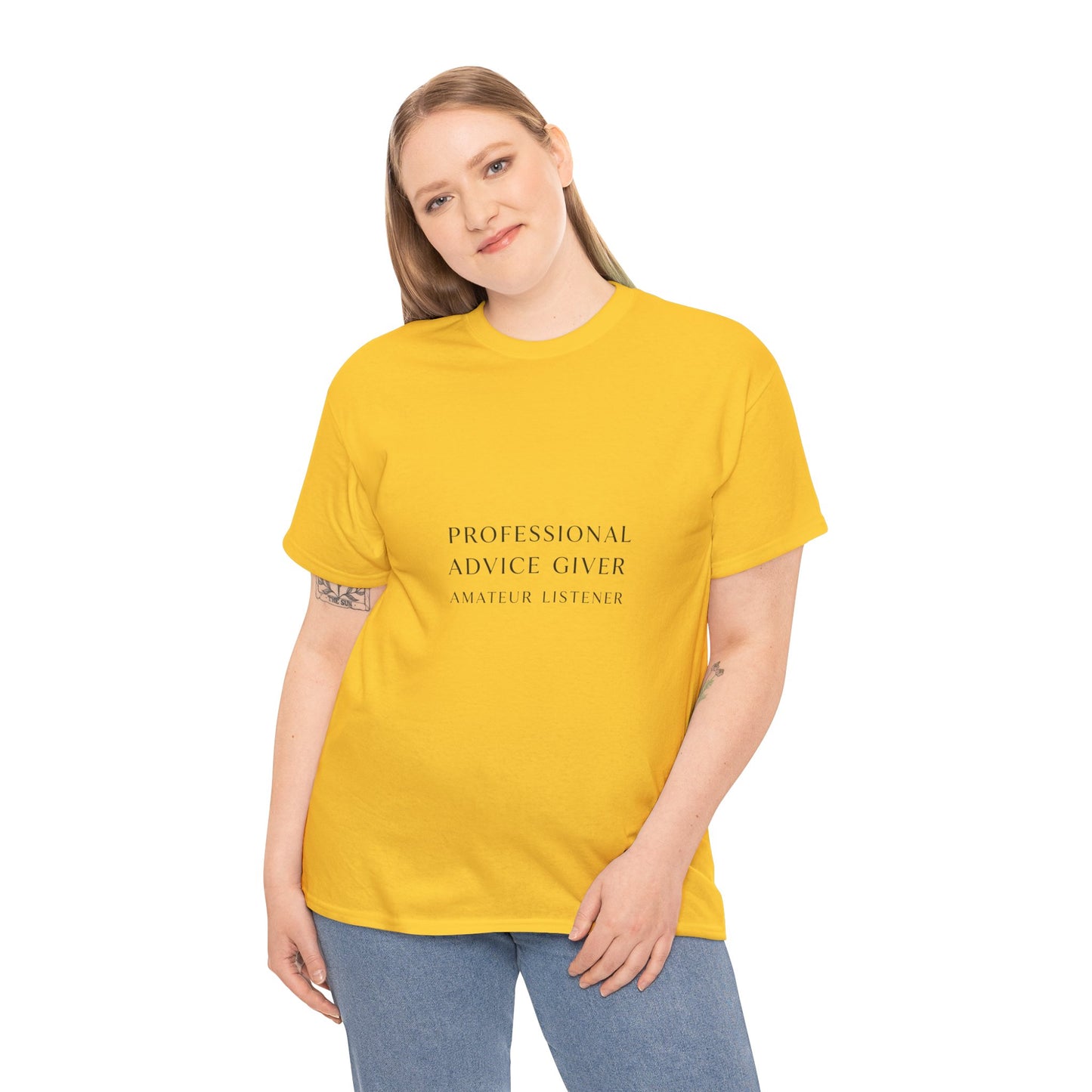 Professional Advice Giver Unisex Heavy Cotton Tee, Gift for Best Friend, Casual Wear, Advice Giver Shirt, Funny Tee, Unique Gift