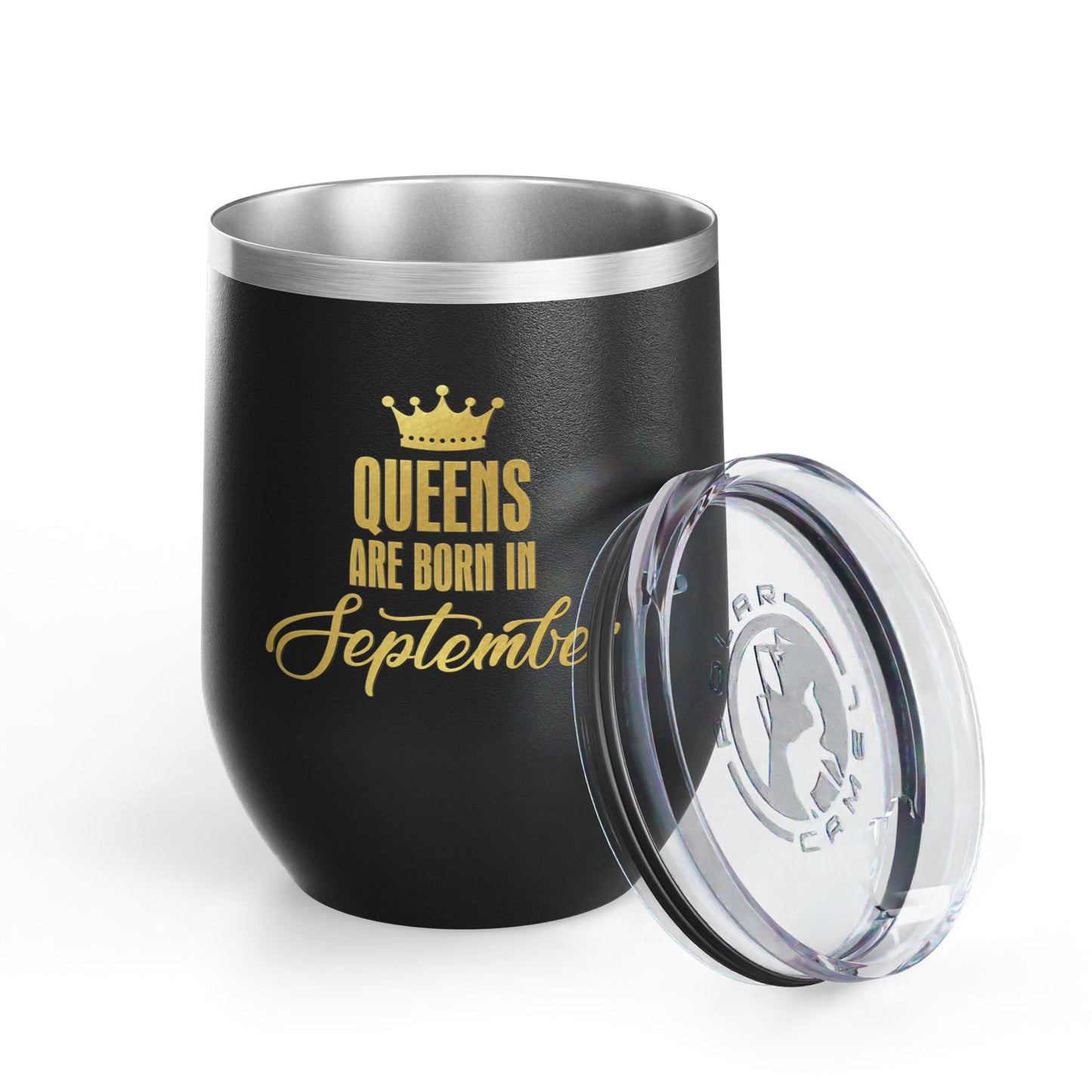 September Queens Wine Tumbler, 12oz | Birthday Gift for Her | Insulated Drinkware | Bachelorette Party Favor | Wine Lover Gift | [...]