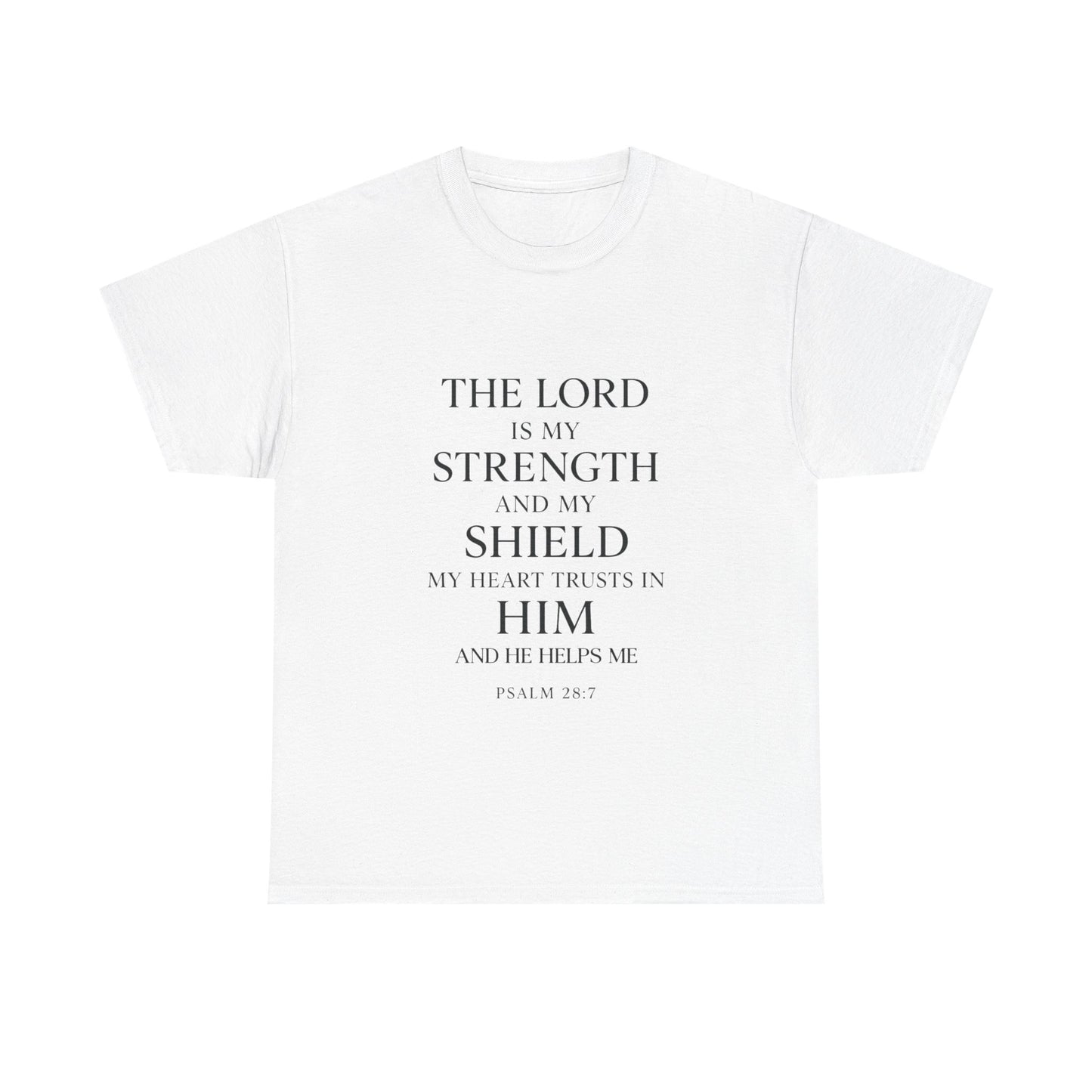 Inspirational Christian Unisex Heavy Cotton Tee | Faith Shirt, Bible Verse Tee, Spiritual Apparel, Everyday Wear, Gift for Believers